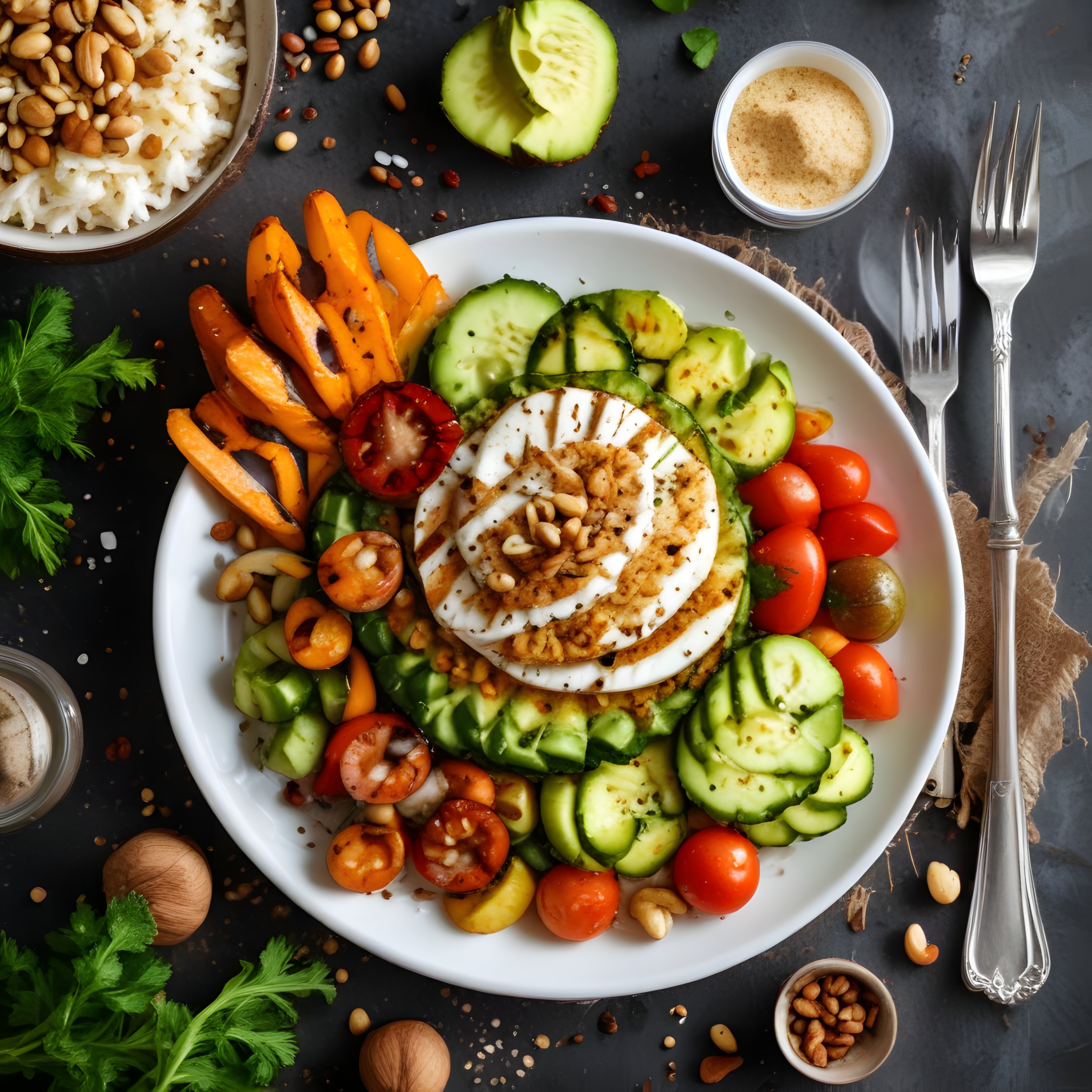 Besleyici Sebze Kasesi: Yumurta, Avokado ve Fıstıklı Sağlıklı Tarif