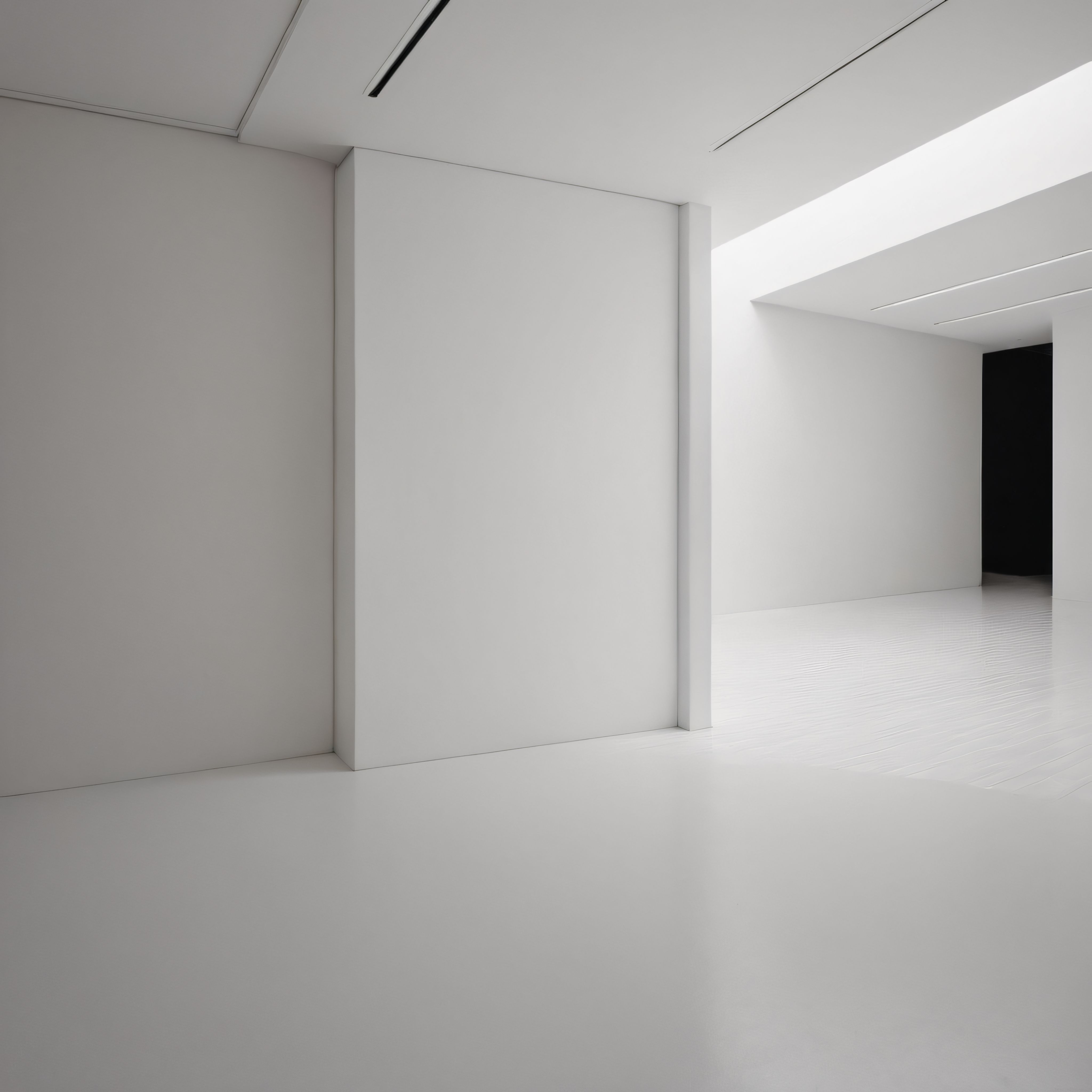 Beyaz Galeri: Minimalist Müze İç Mekanı ve Modern Sergi Salonu Atmosferi
