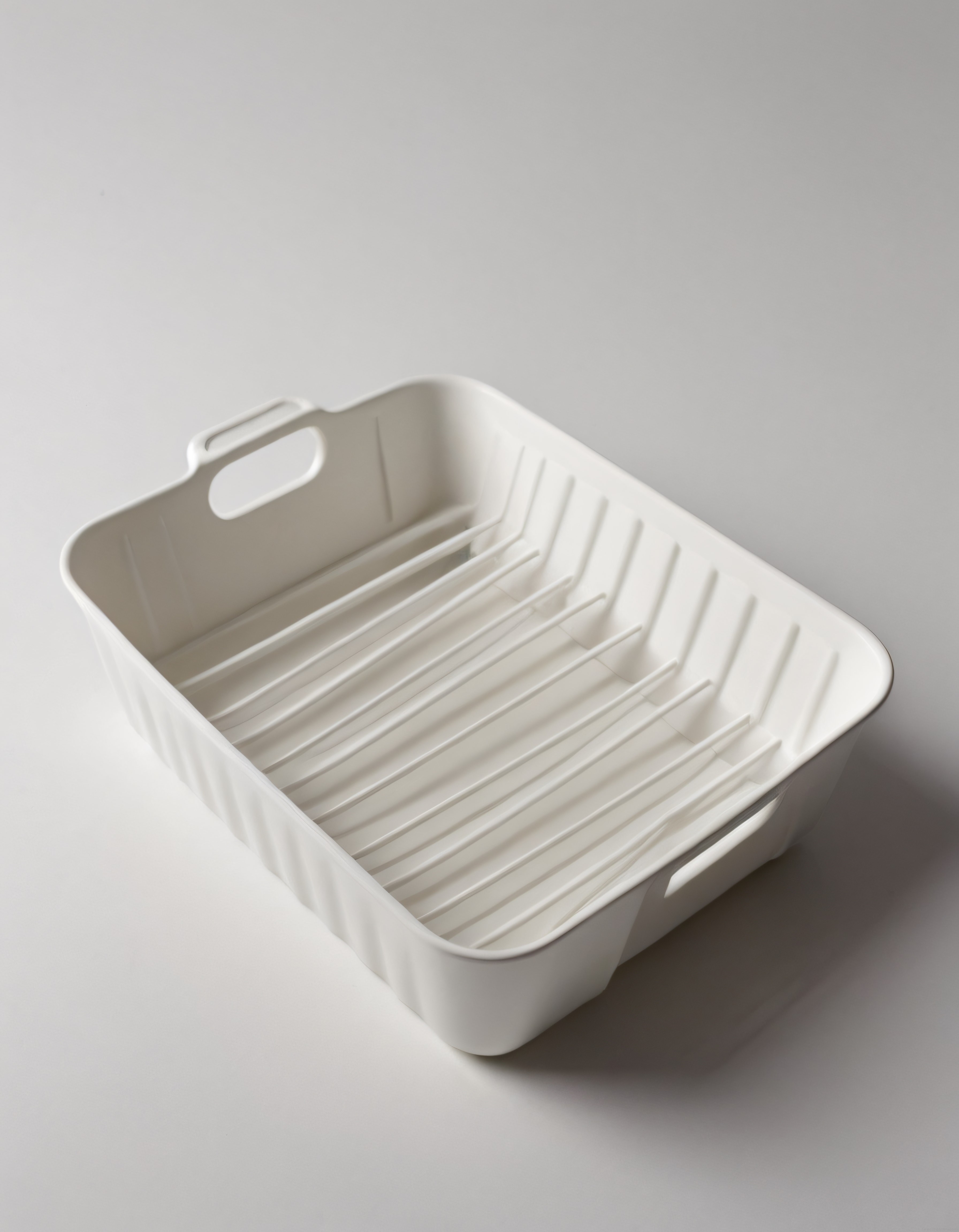 Beyaz Mutfak Süzgeci ve Düzenleyici: Modern Minimalist Depolama Çözümü