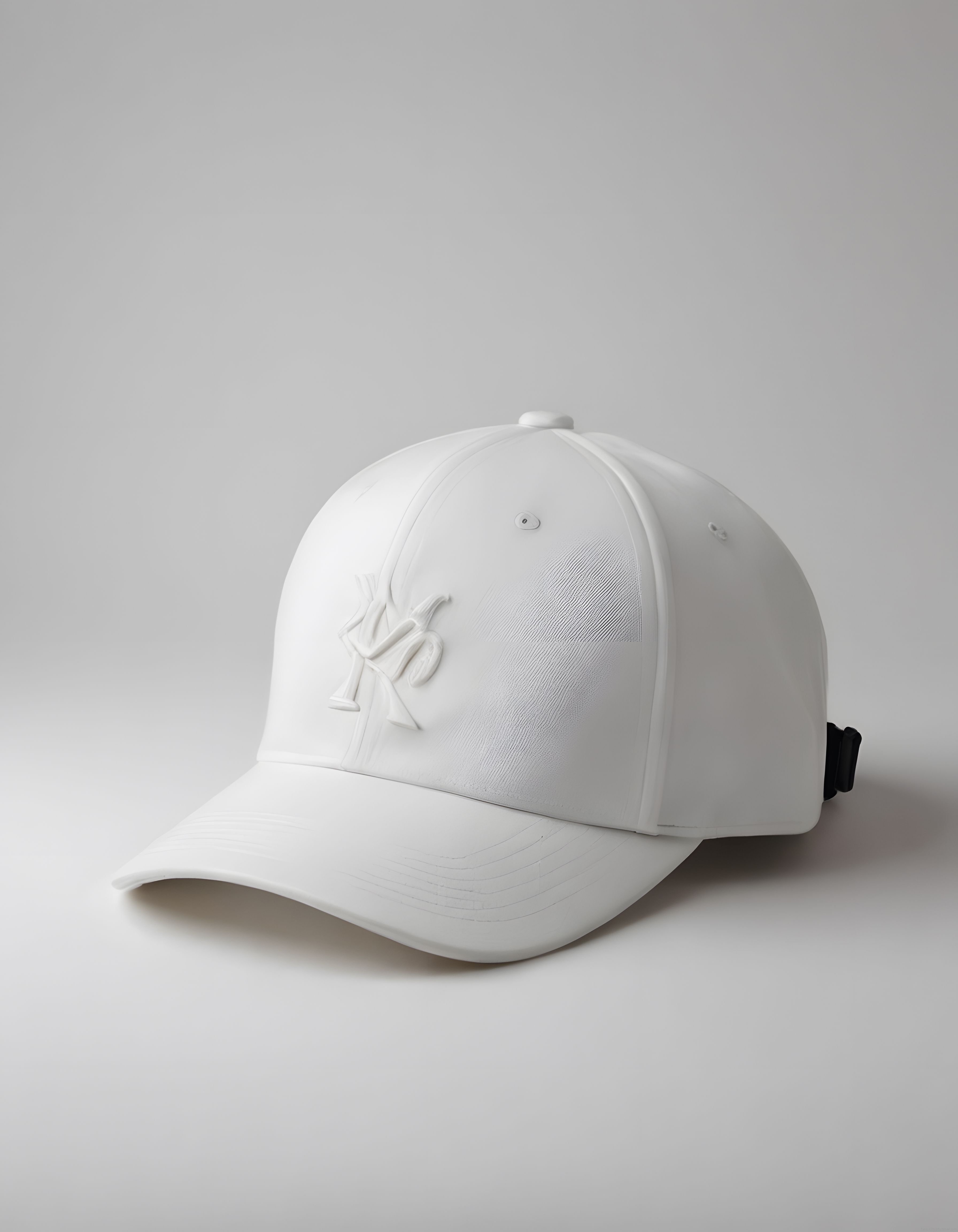 Beyaz NY Yankees Beyzbol Şapkası ve Minimalist Stüdyo Çekimi