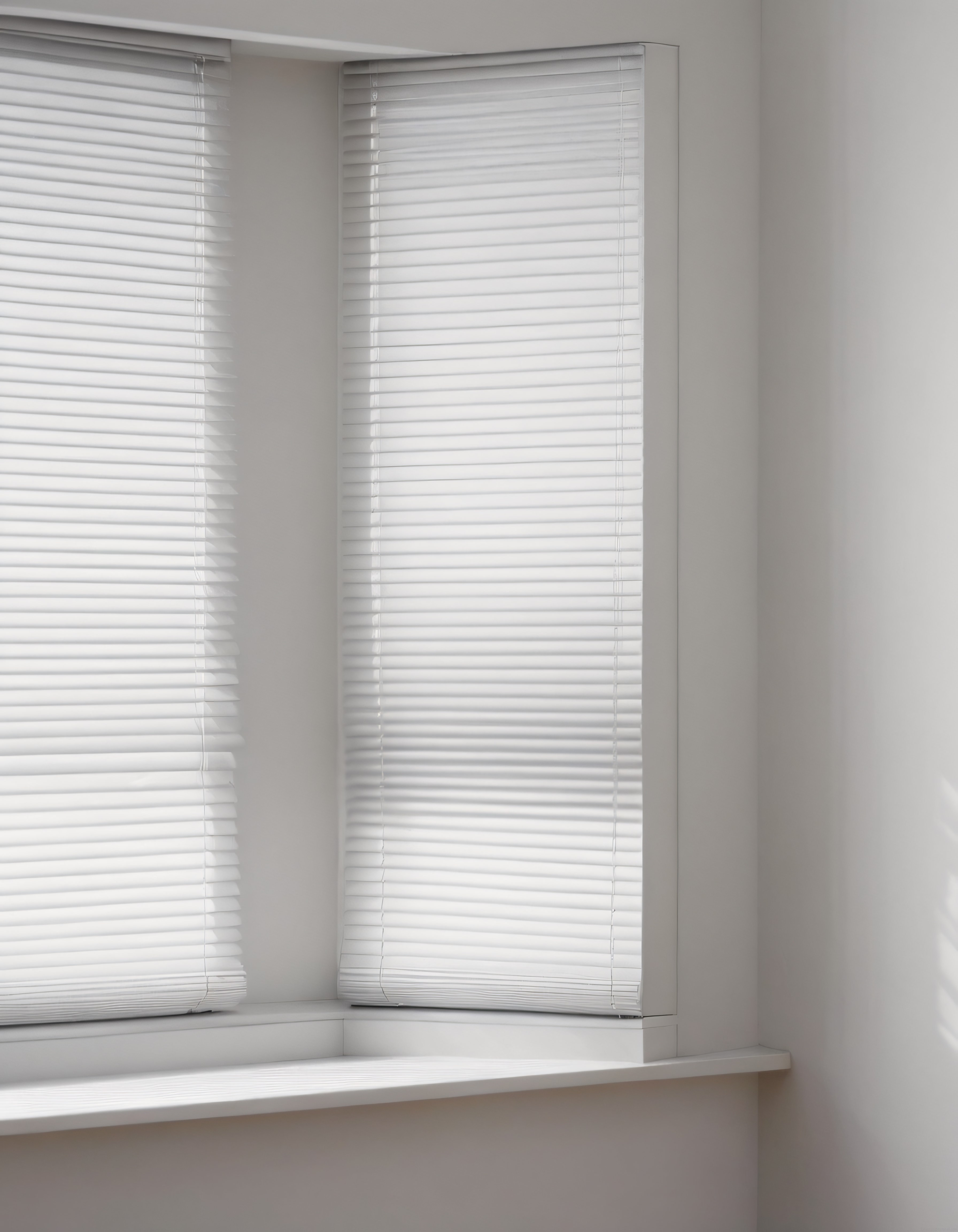Beyaz Pileli Perdelerle Sade ve Aydınlık Oda İçi Minimalist Dekorasyon