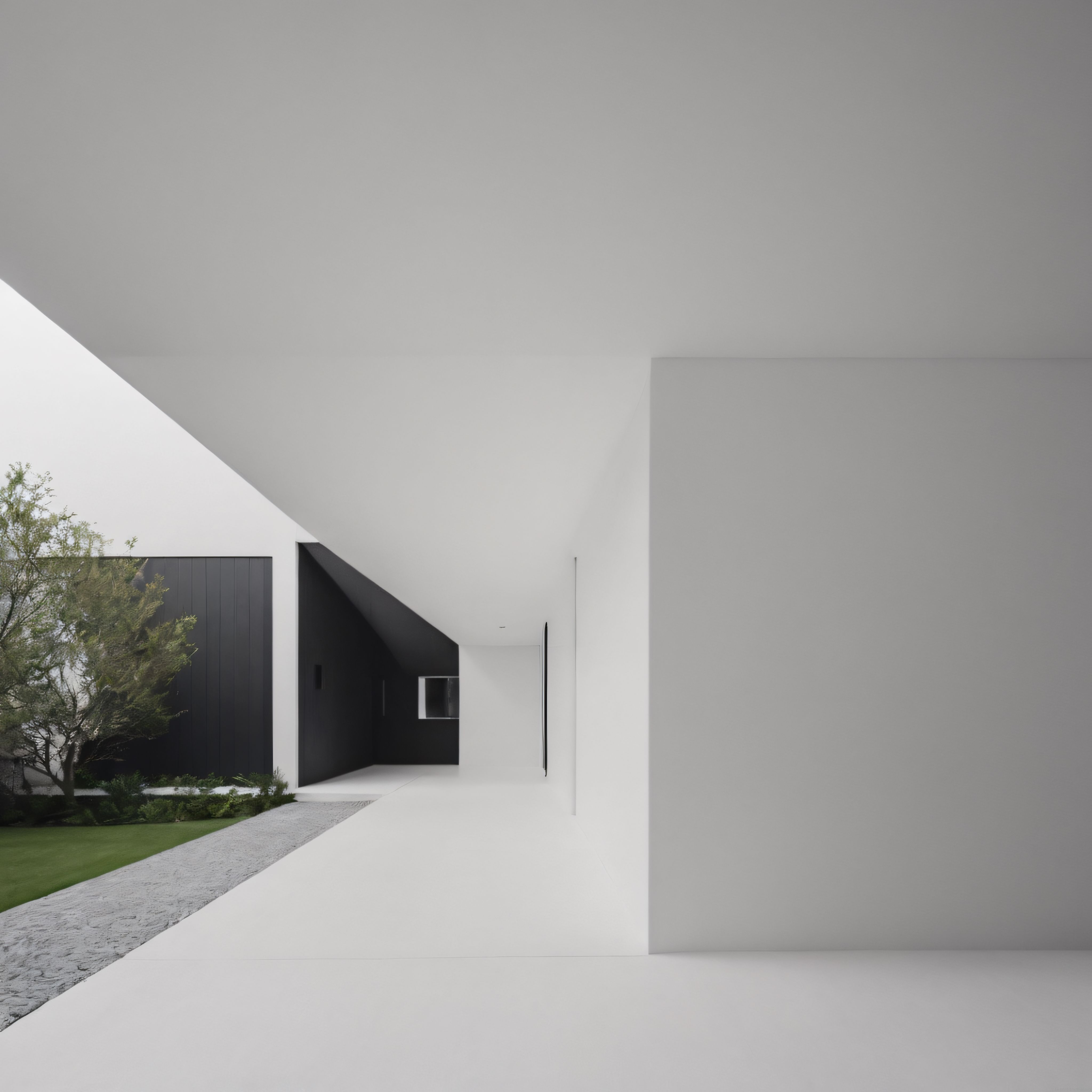 Beyaz ve Siyahın Dansı: Minimalist Modern Mimarinin Huzur Veren Dili