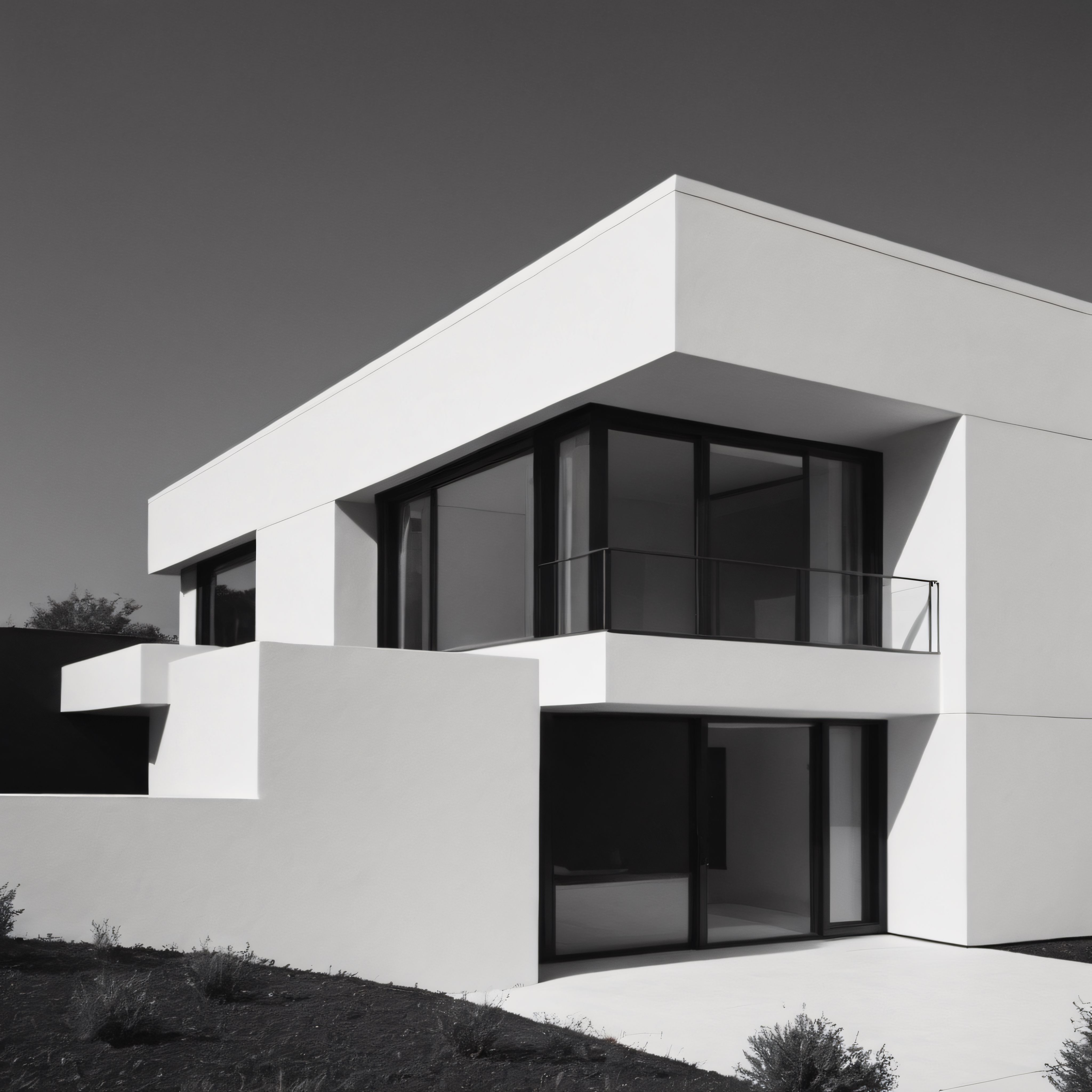 Beyaz Yüzeyler ve Keskin Çizgiler: Modern Minimalist Villa Mimarisinin Estetiği