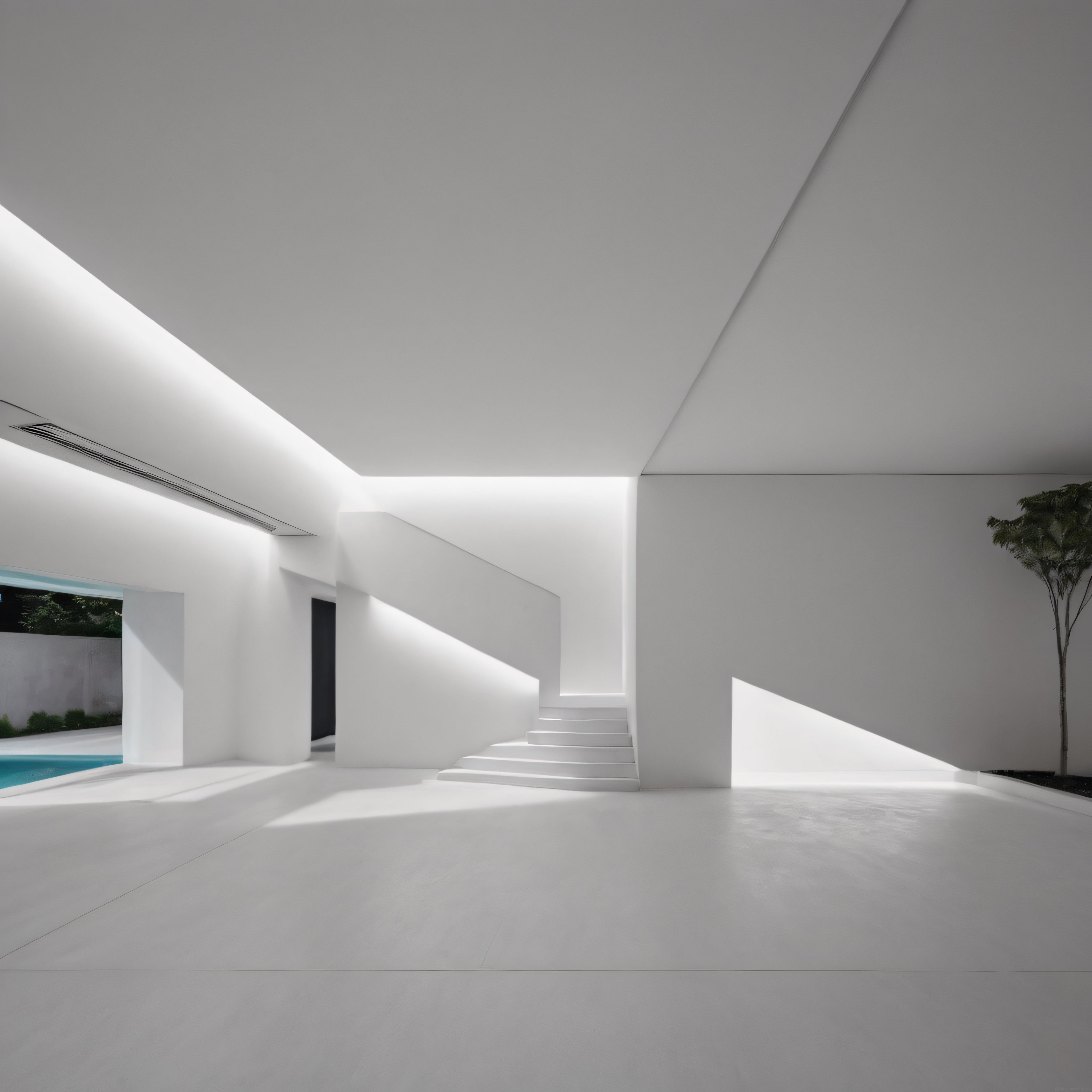 Beyazın hakimiyeti: modern mimari ve minimalist iç mekan tasarımı