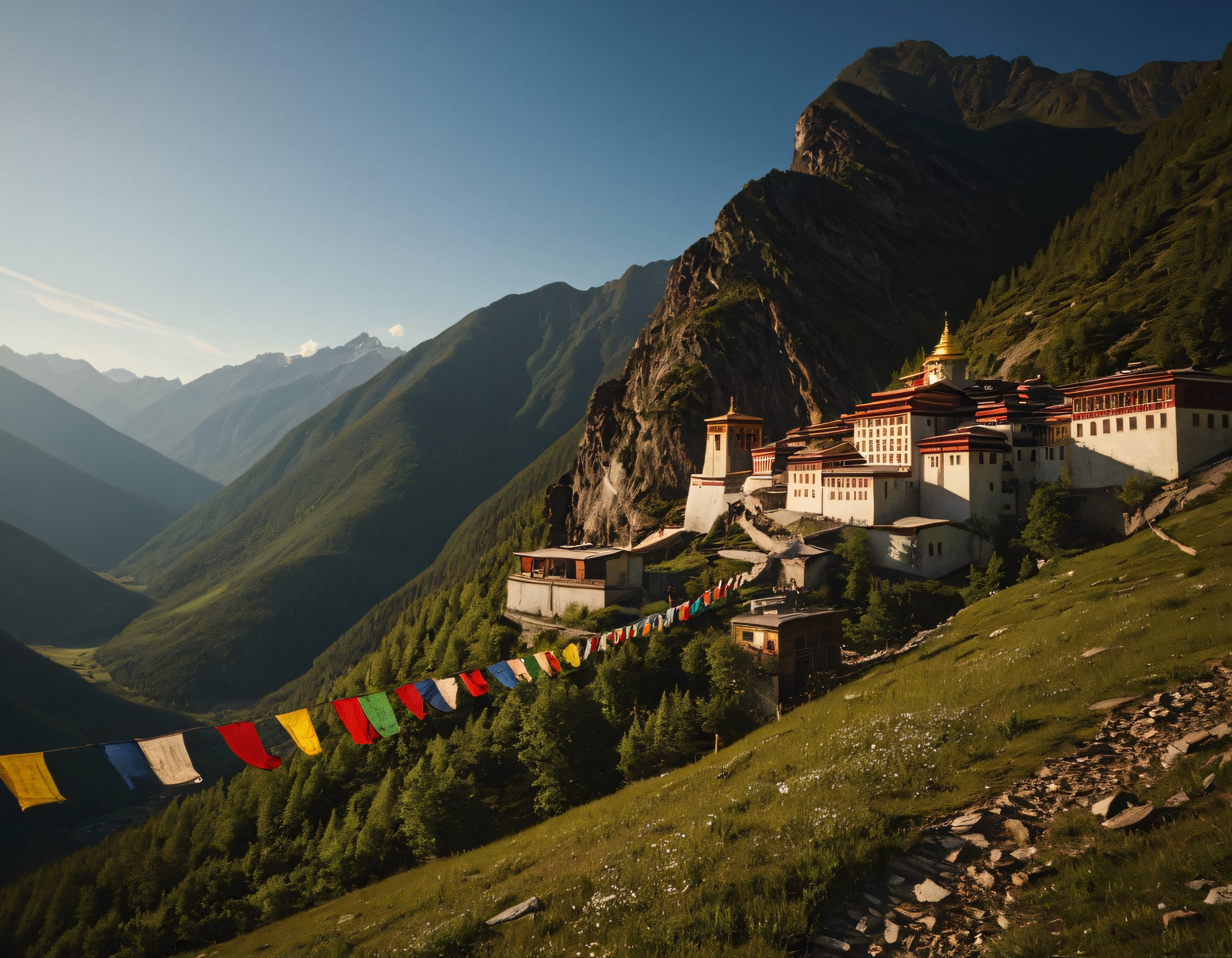 Bhutan'ın Efsanevi Taktshang Palphug Manastırı ve Kutsal Dağ Zirveleri