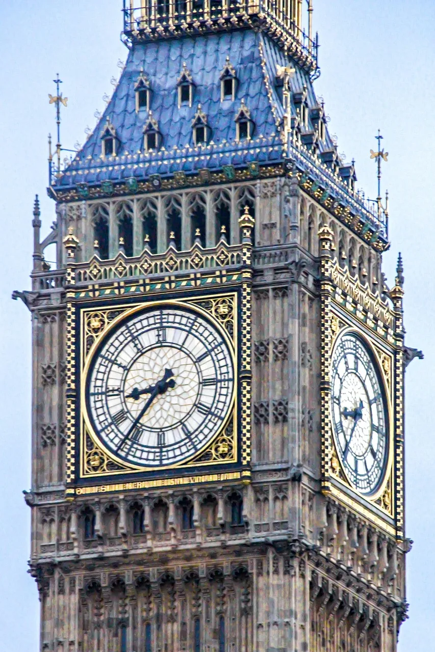 Big Ben saat kulesi - Londra silueti