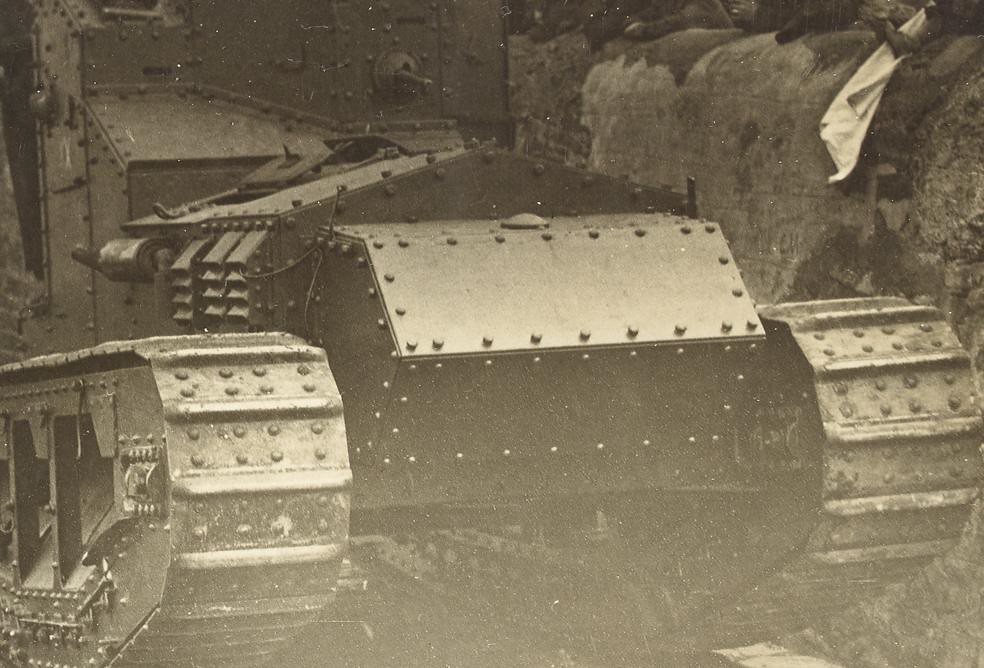 Birinci Dünya Savaşı Dönemi Zırhlı Tank ve Paletli Savaş Aracı Tarihi Fotoğraf