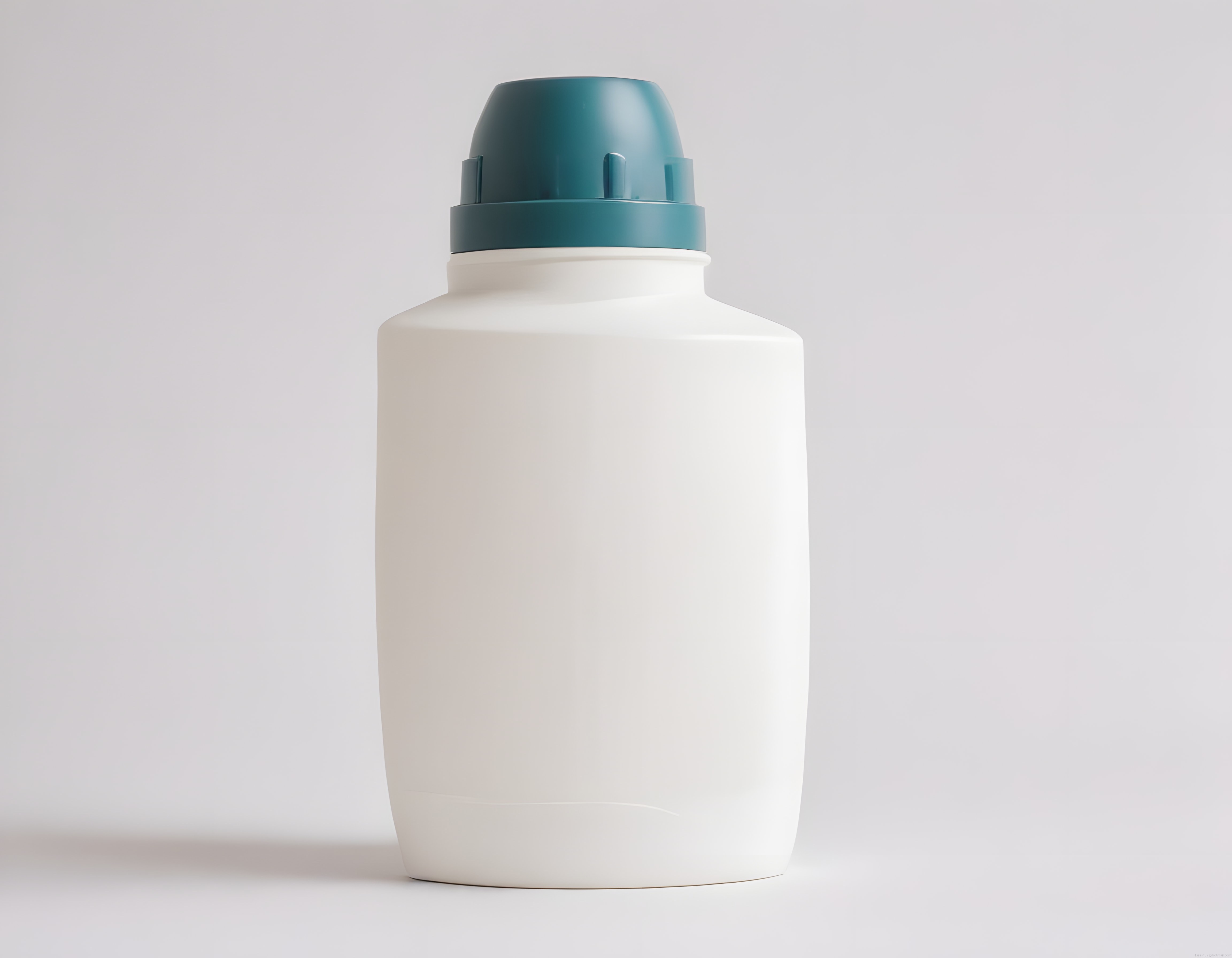 Boş Beyaz Plastik Şişe Ürün Fotoğrafı ve Ambalaj Mockup Çalışması