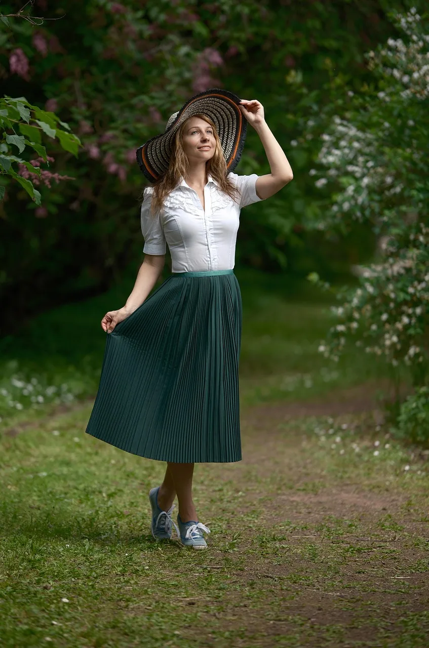 Botanik bahçesinde yürüyüş - klasik stil