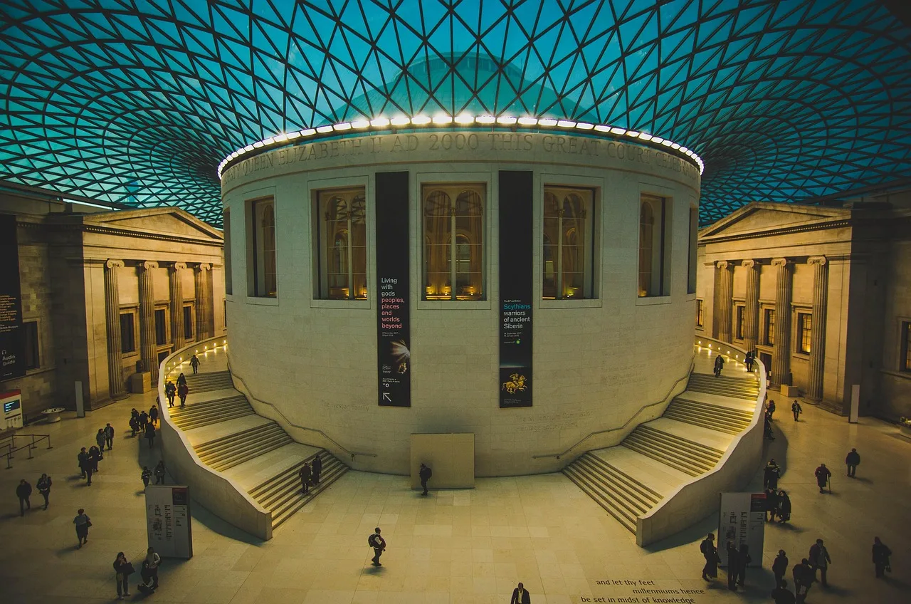 British Museum büyük salonu - tarihî mimari