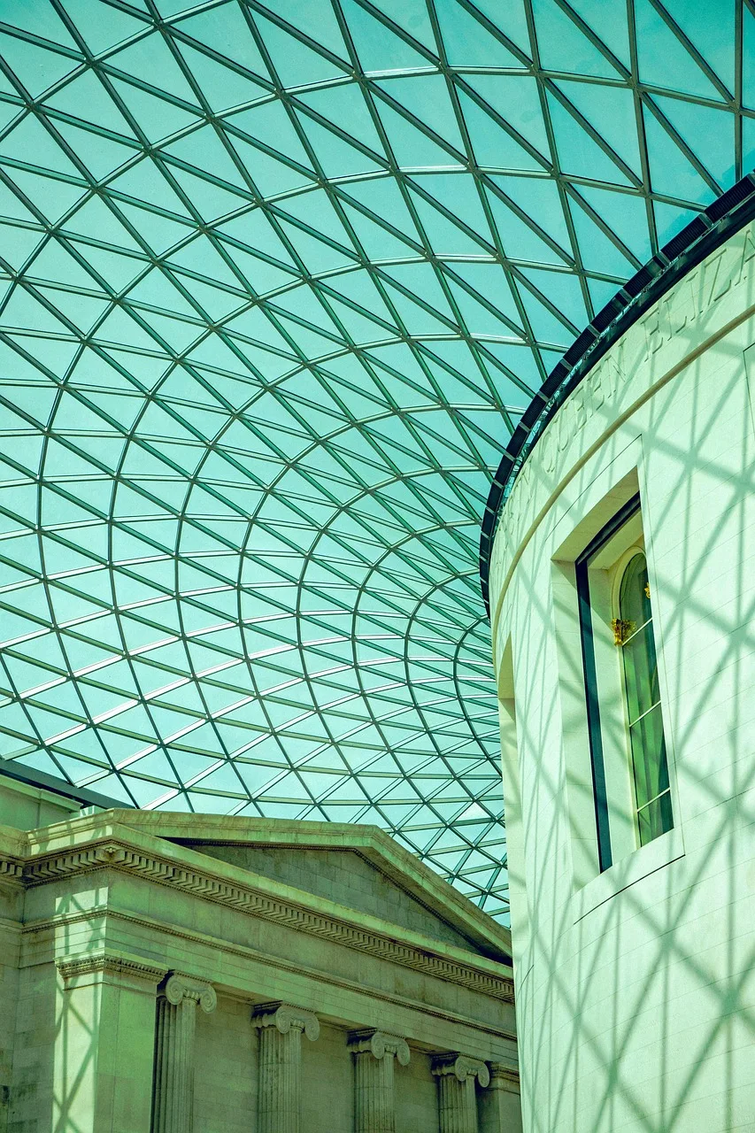 British Museum iç mekan tarihi mimari fotoğrafı