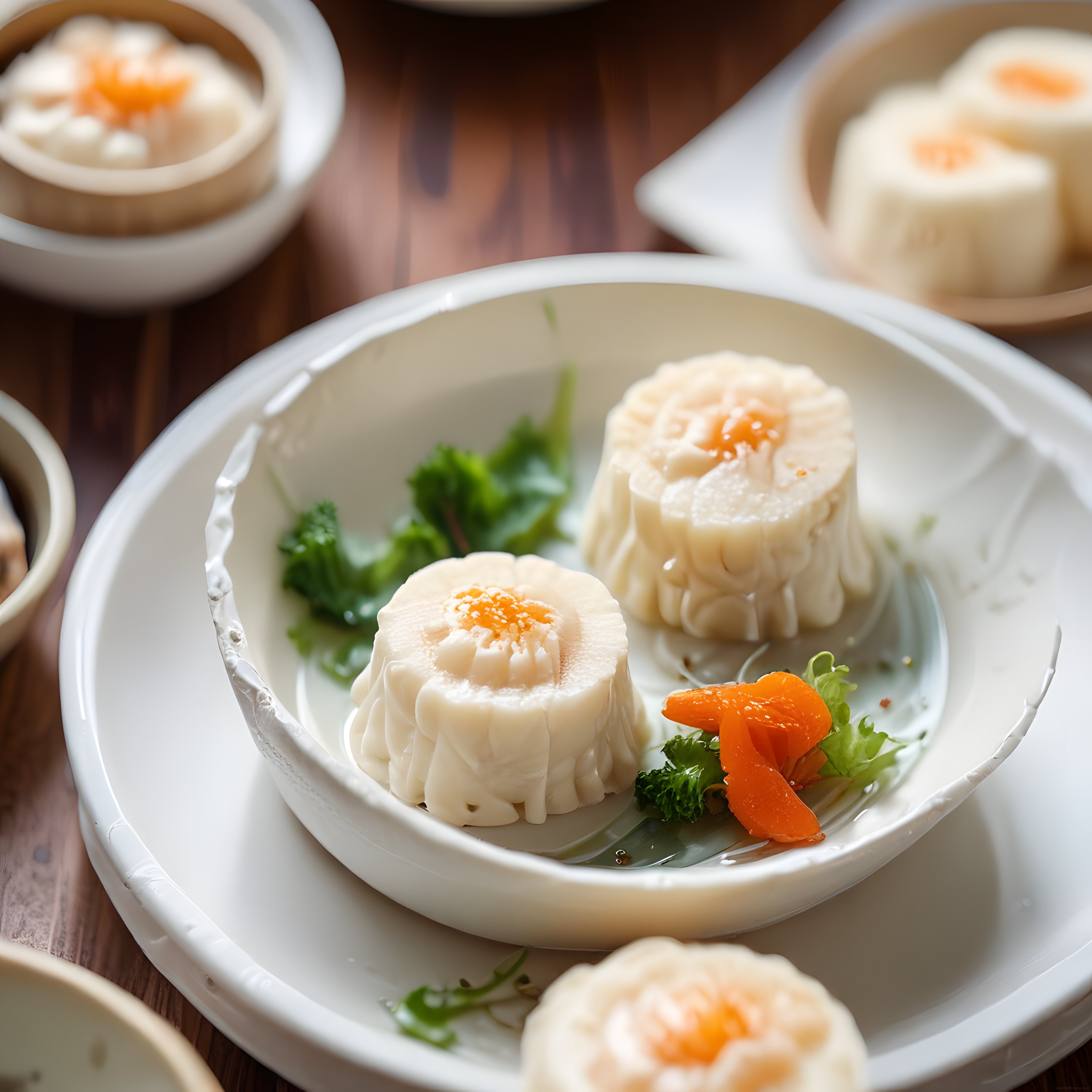 Buharda Pişirilmiş Asya Mantıları: Geleneksel Dim Sum ve Şık Sunum Detayları