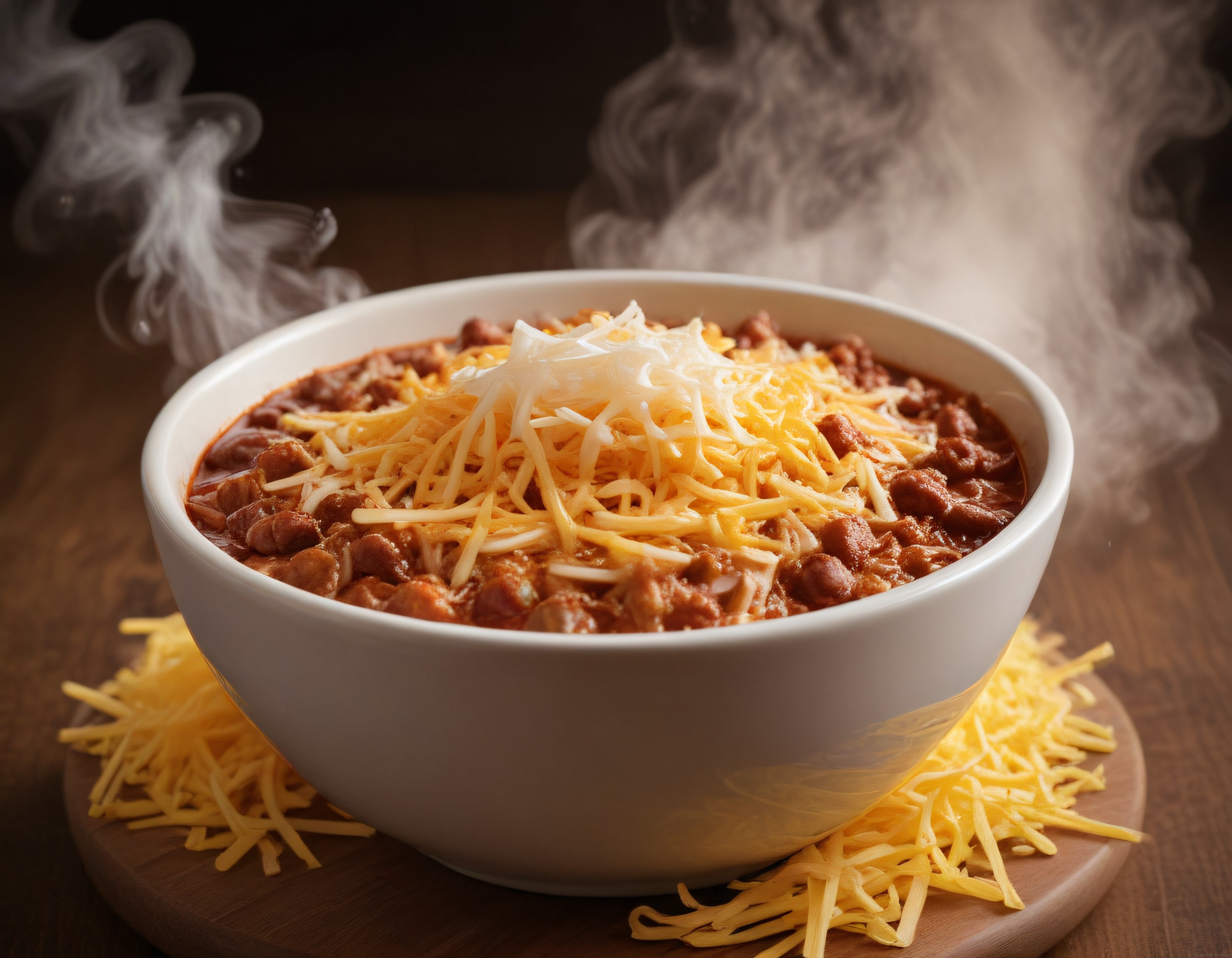 Buharları Yükselen Kaşarlı Sıcak Fasulye Yemeği: Lezzet Dolu Chili Con Carne