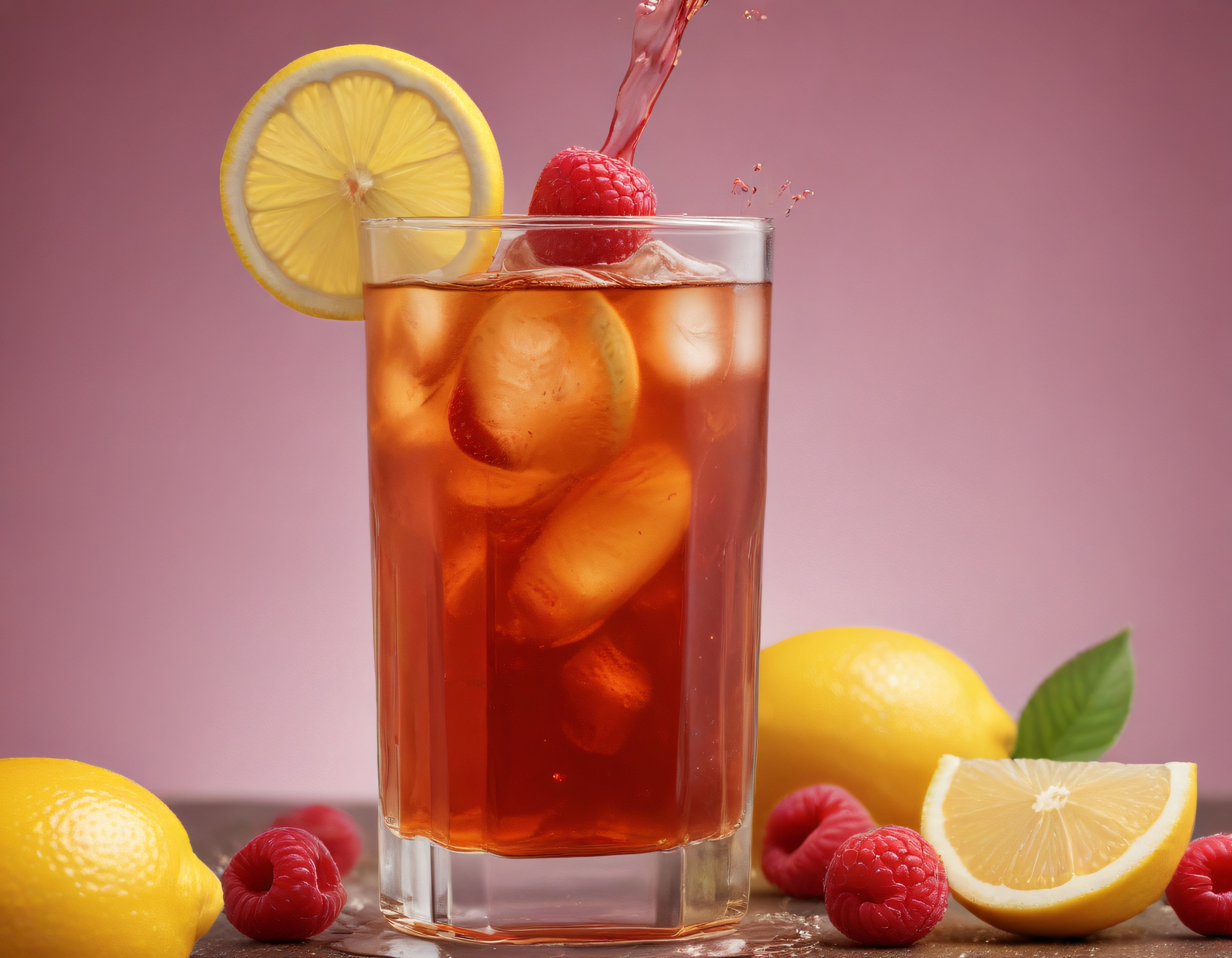 Buzlu Çay Tarifi: Taze Limon ve Ahududu ile Serinletici Yaz İçeceği