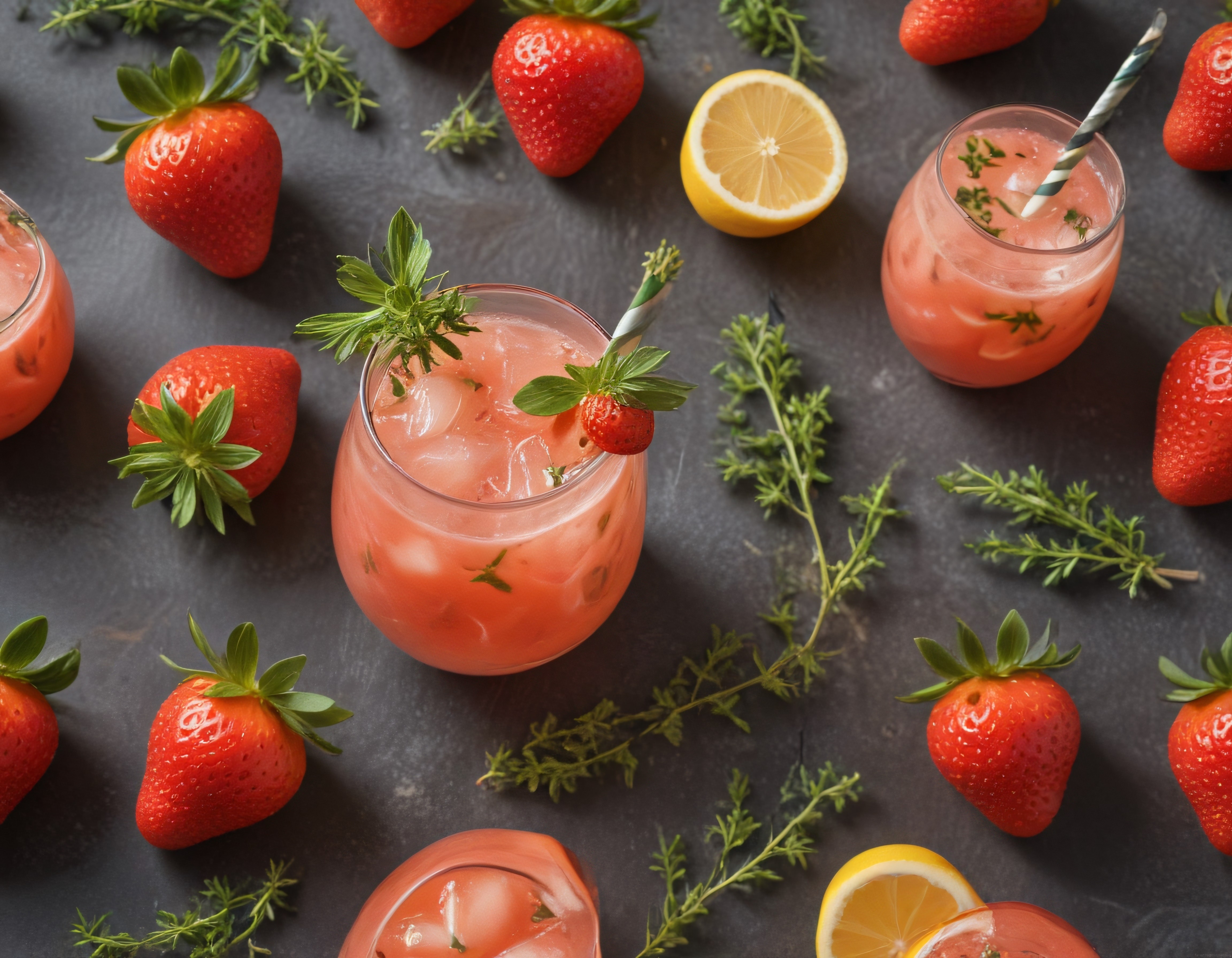 Buzlu Çilekli Limonata Tarifi: Yaz Mevsiminin Ferahlatıcı İçeceği