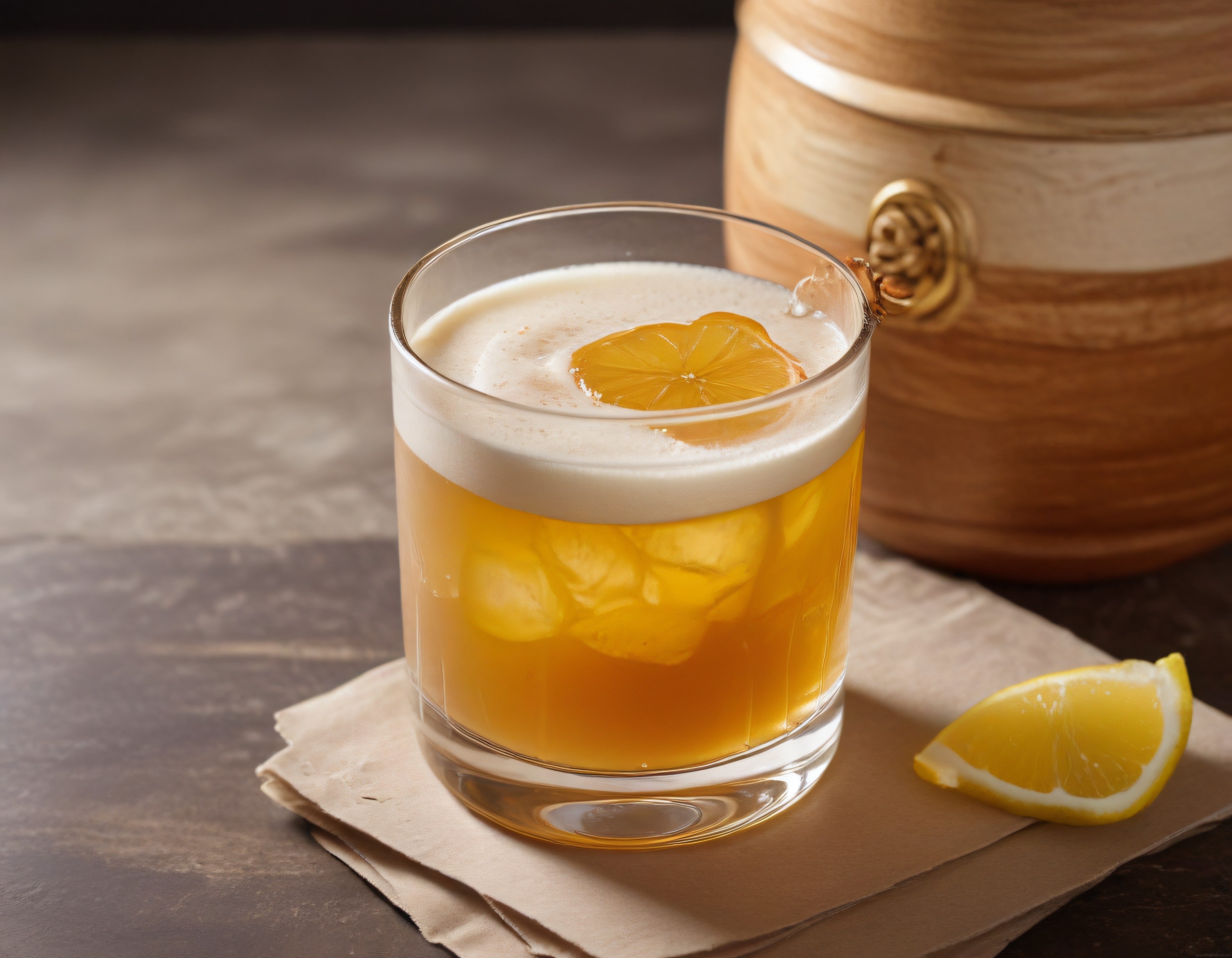 Buzlu Limonlu Amber Kokteyl: Gurme İçecek Sunumu ve Tarif İlhamı