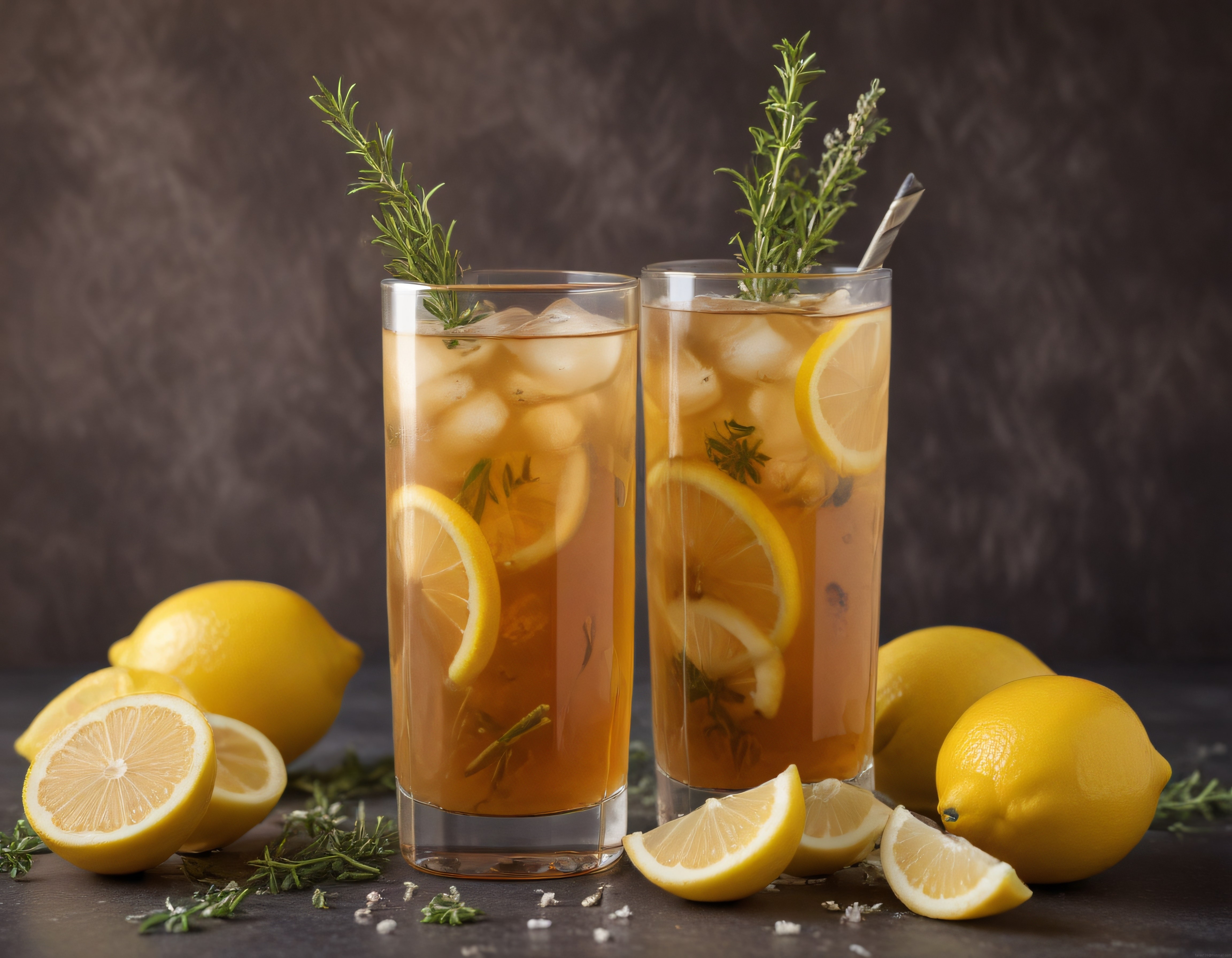 Buzlu limonlu biberiye çayı: serinletici yaz içeceği ve sunum fikri