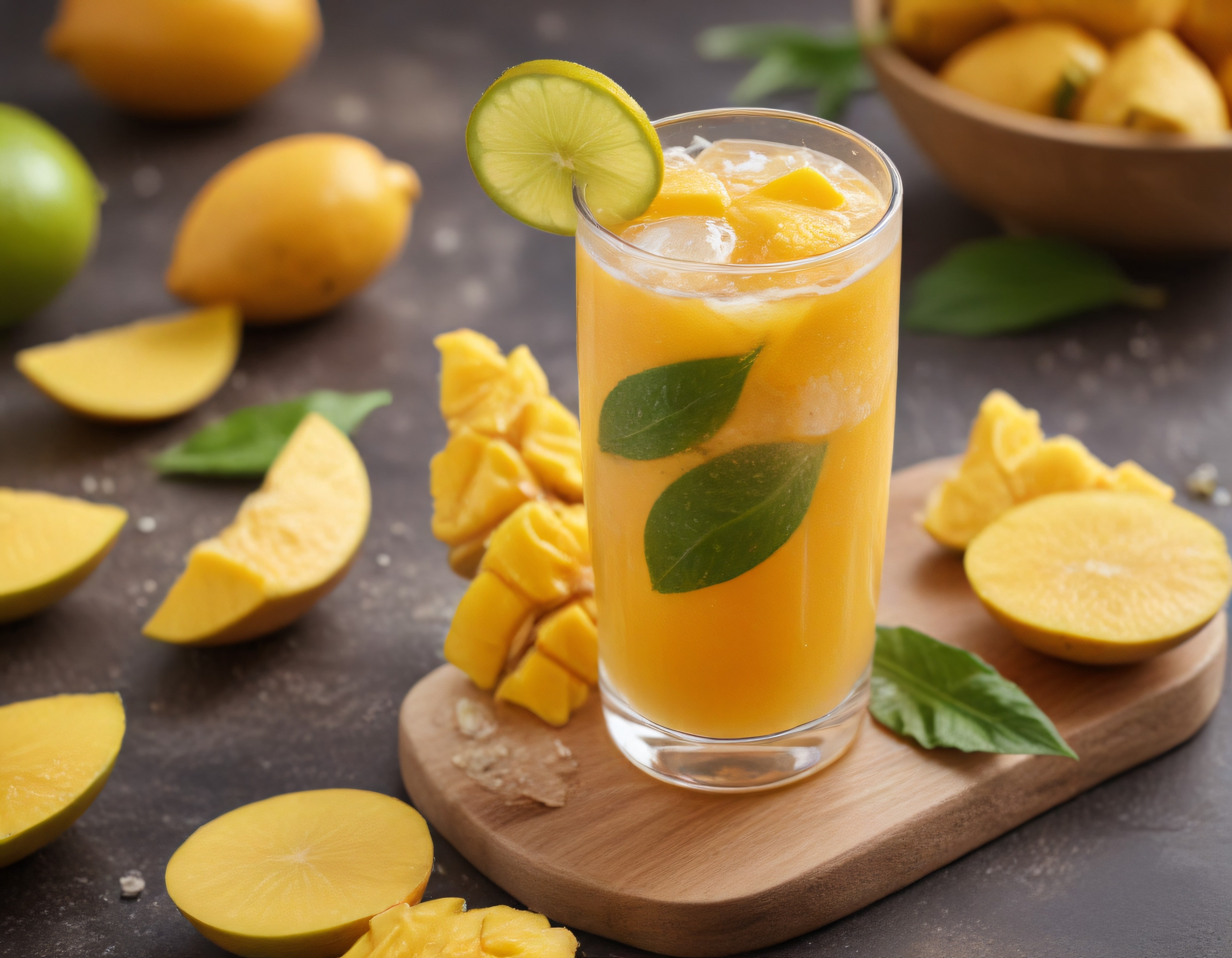 Buzlu Mango Smoothie: Ferahlatıcı Yaz İçeceği ve Ev Yapımı Tarif Sunumu