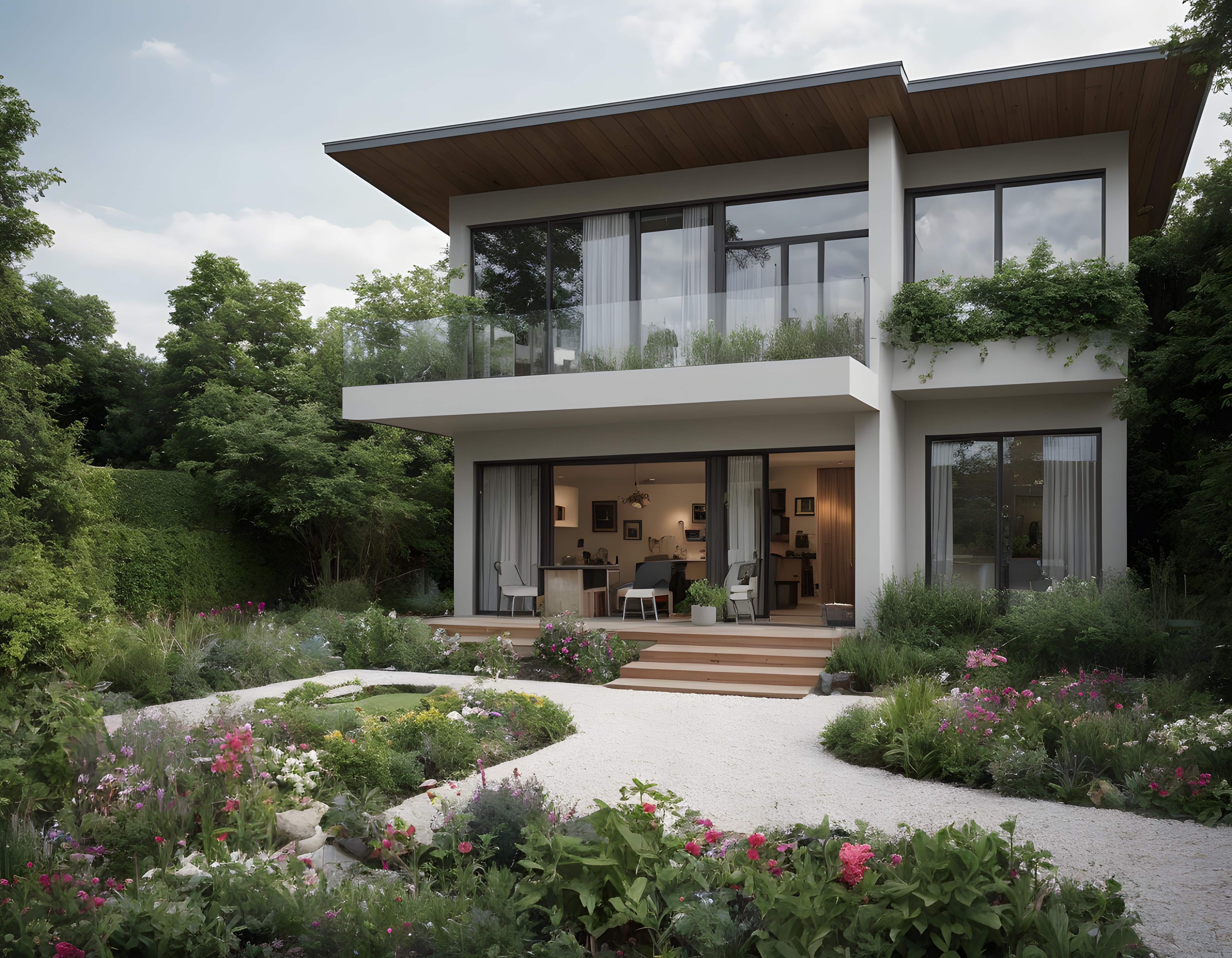 Çağdaş Mimari ve Doğal Peyzajın Birleştiği Huzurlu Villa Tasarımı