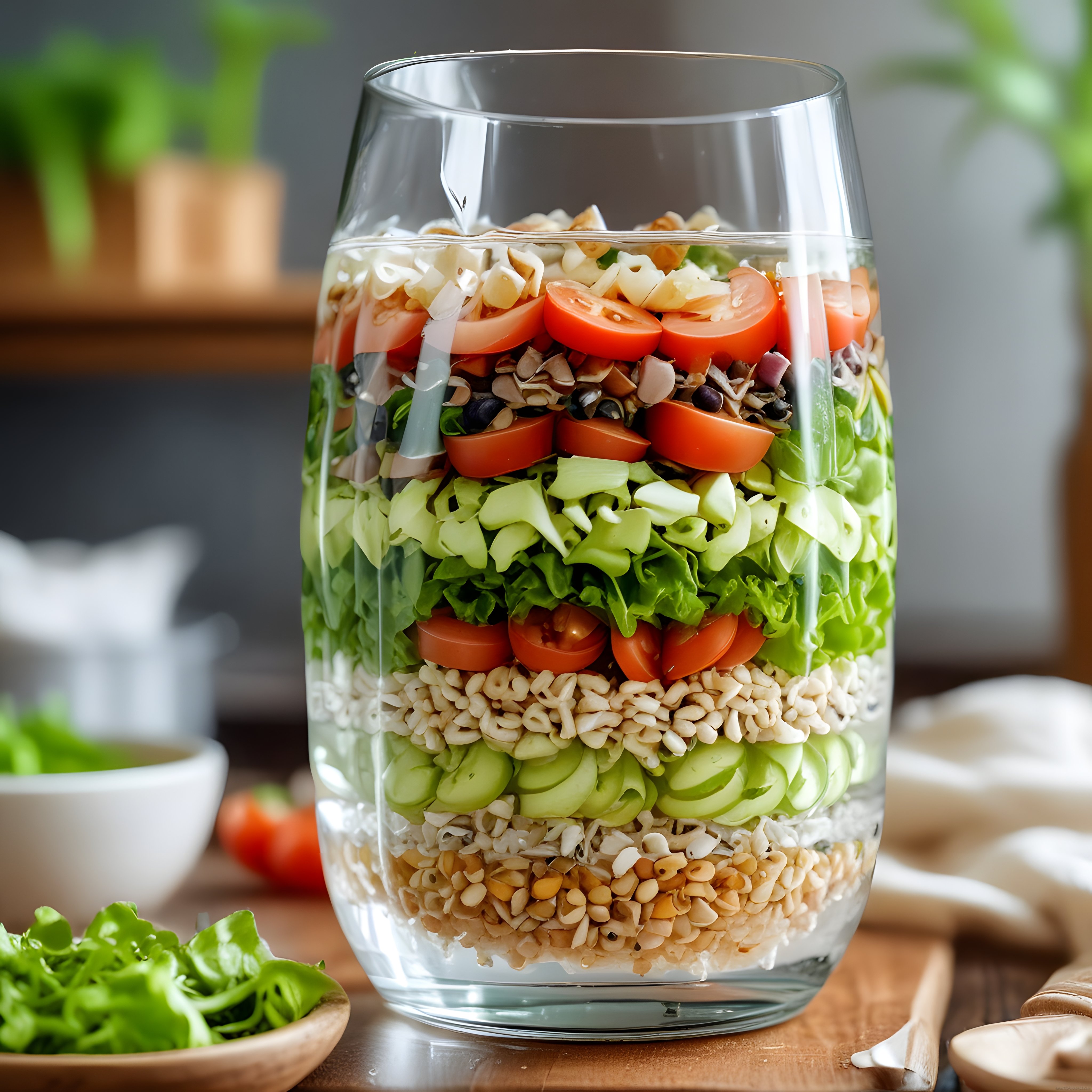 Cam Kavanozda Katmanlı Salata Tarifi: Pratik, Sağlıklı ve Lezzetli Öğün