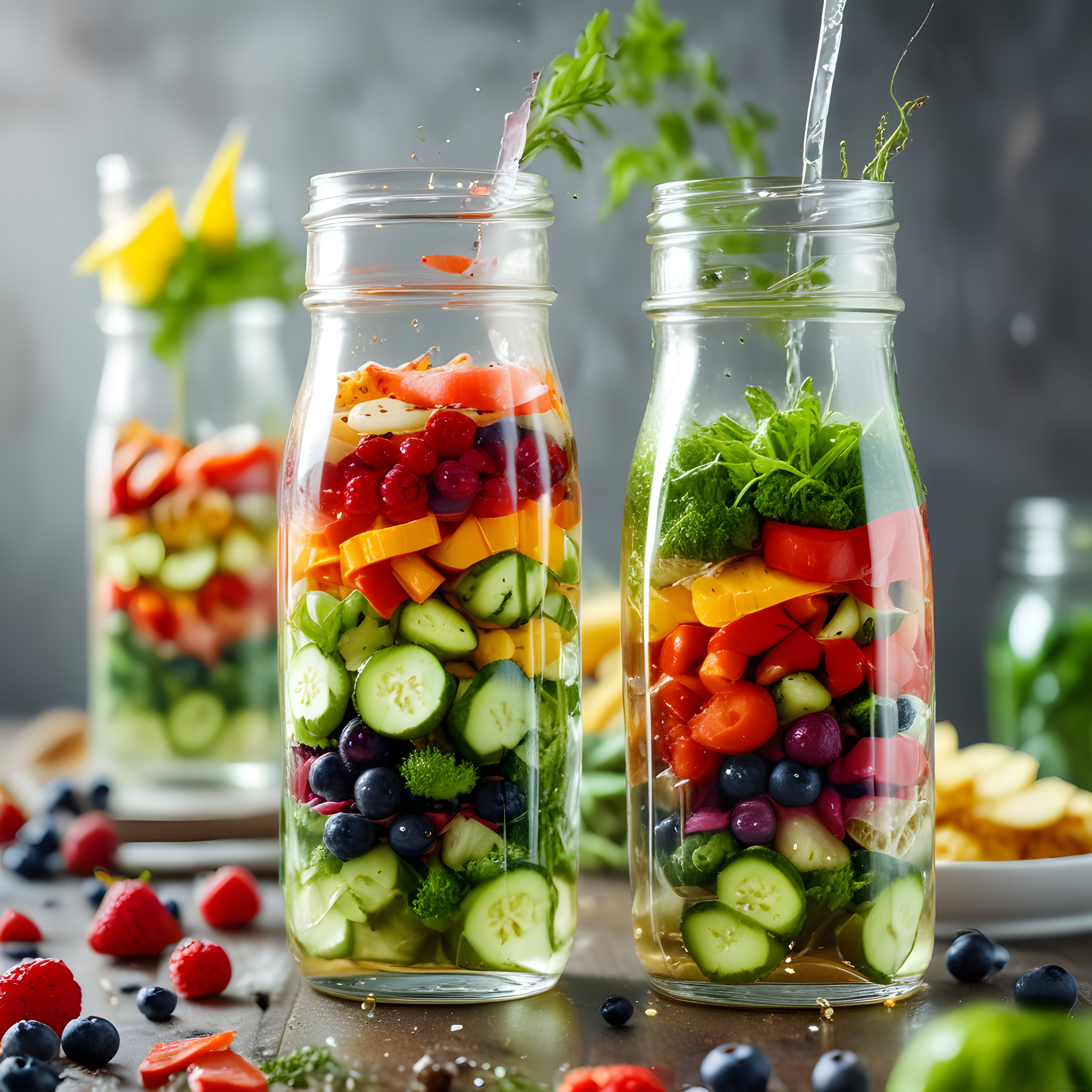 Cam Kavanozda Katmanlı Salata Tarifleri: Sağlıklı Beslenme ve Öğün Hazırlığı