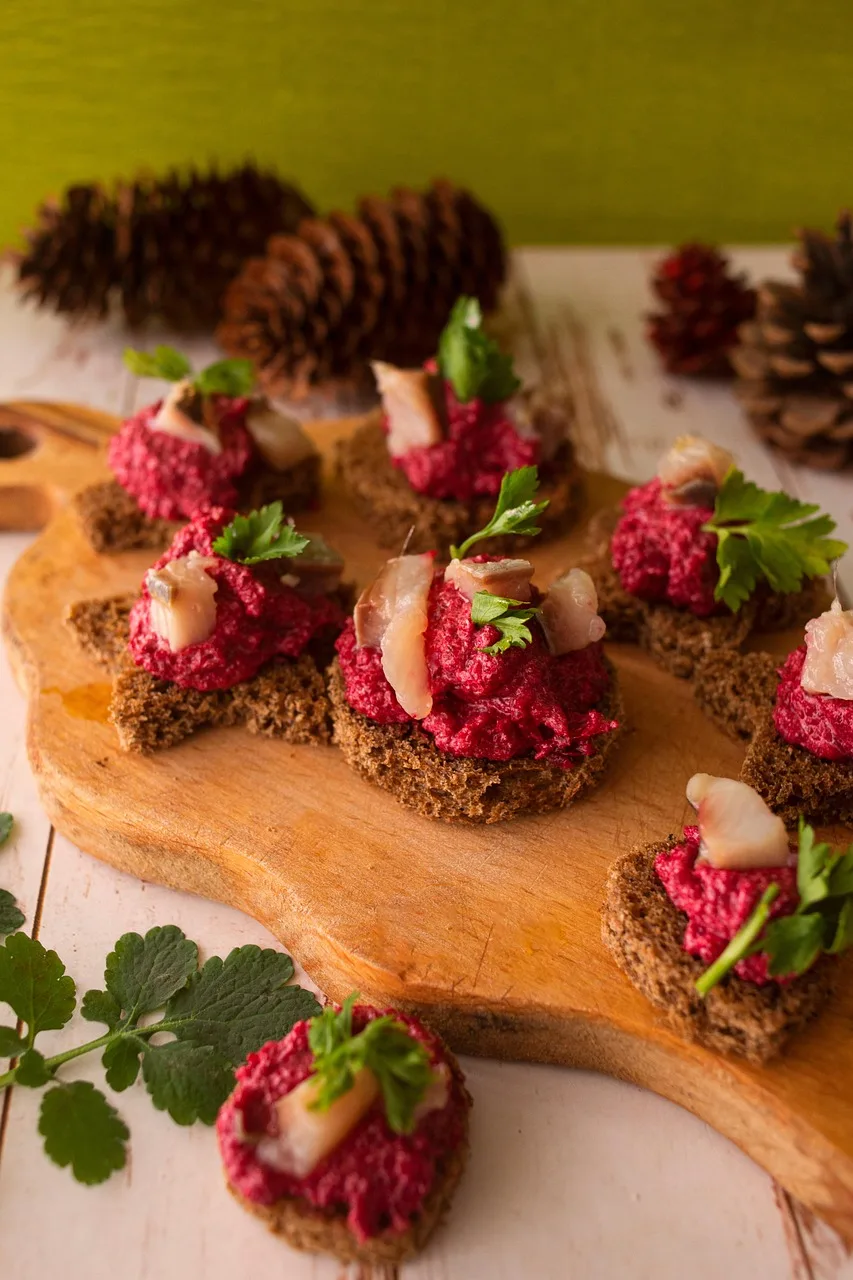 Canape sandviç tabak - lezzetli atıştırmalık