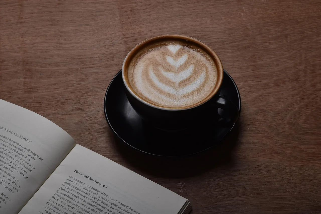 Cappuccino kahve fincanı sabah keyfi