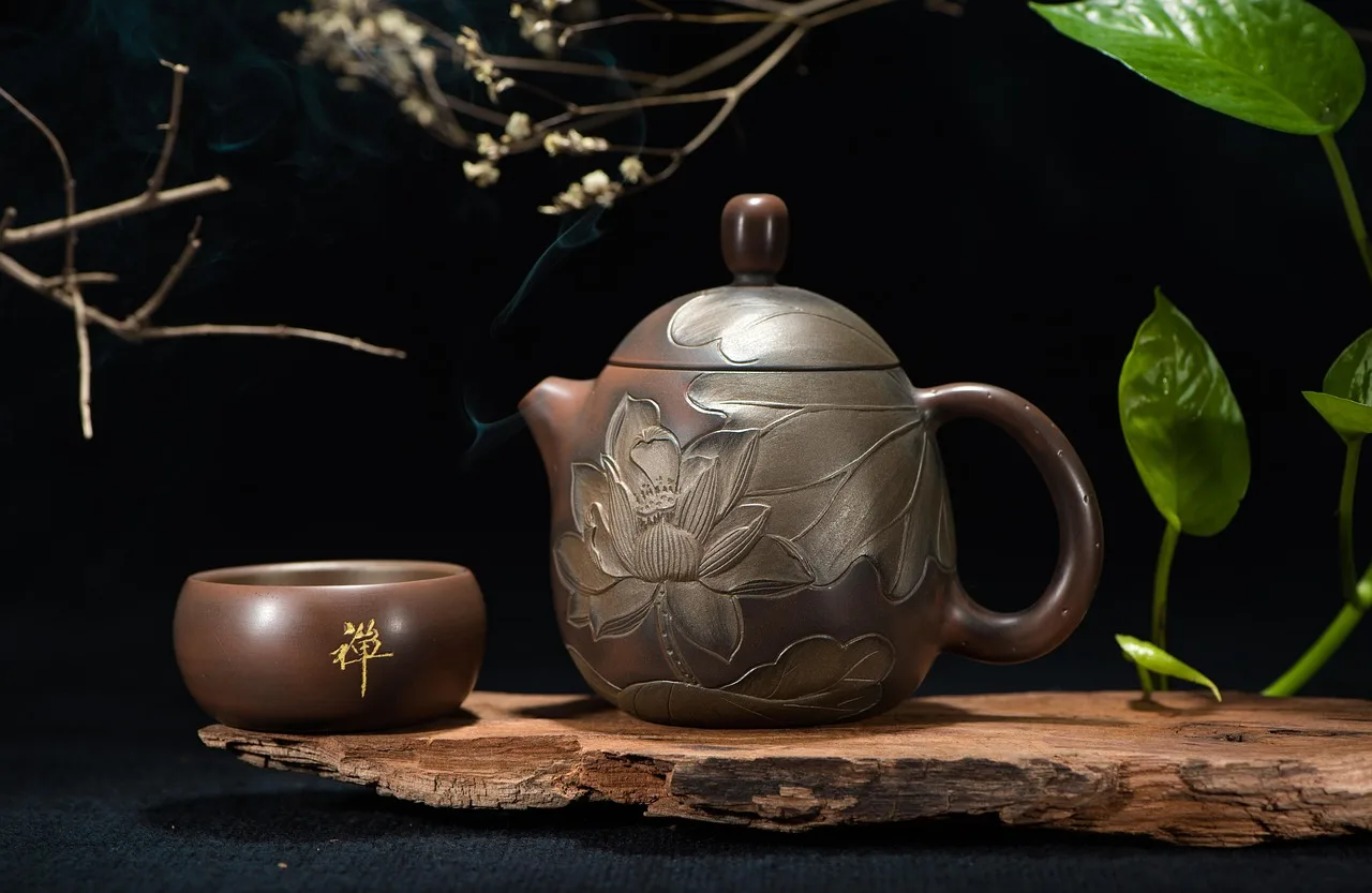 Çay takımı düzeni - geleneksel çay seremonisi