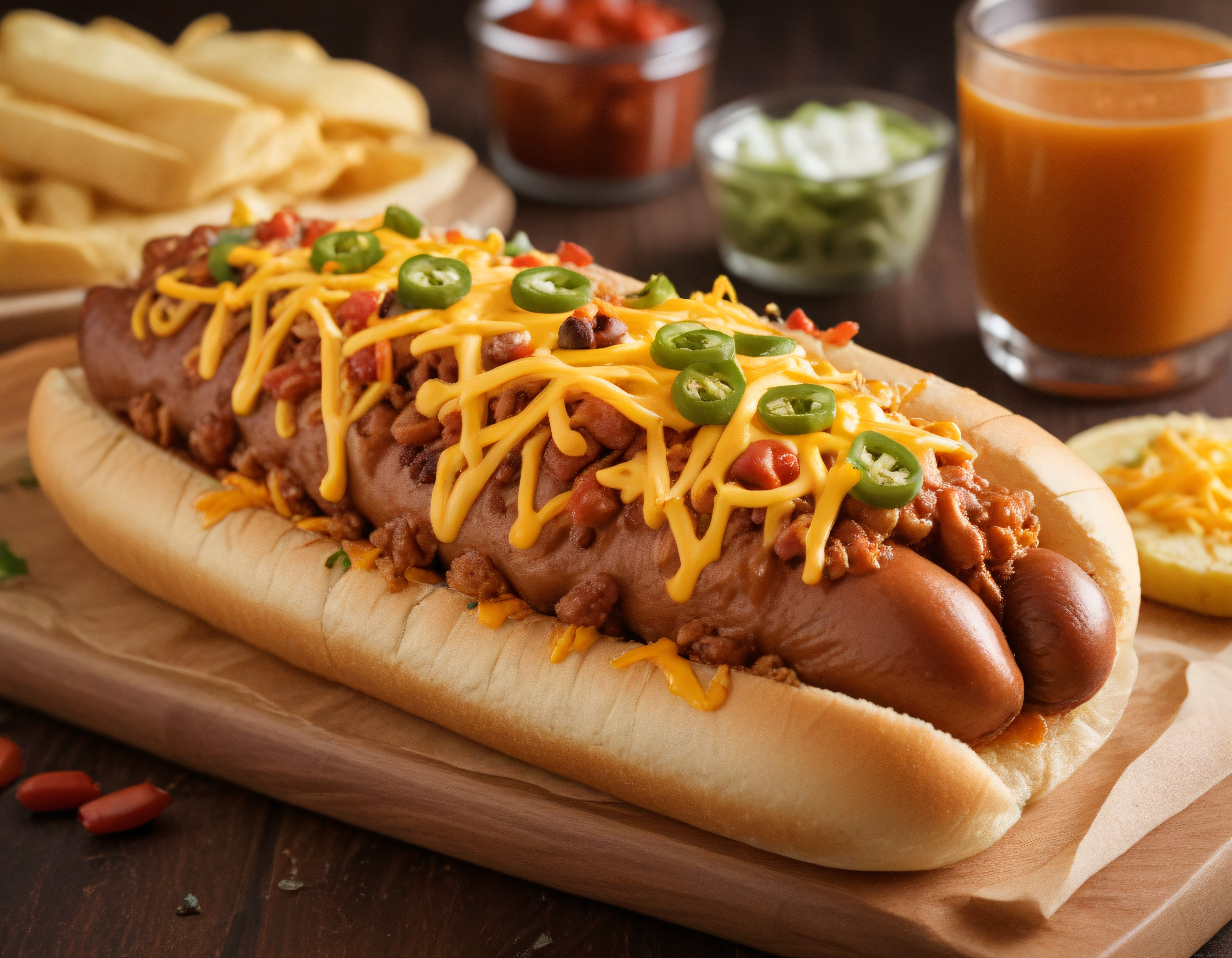 Chili Cheese Hot Dog: Bol Peynirli, Acılı ve Et Soslu Nefis Sokak Lezzeti