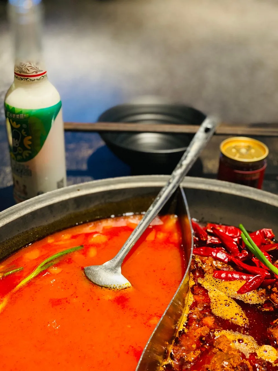 Chongqing tarzı hot pot fotoğrafı