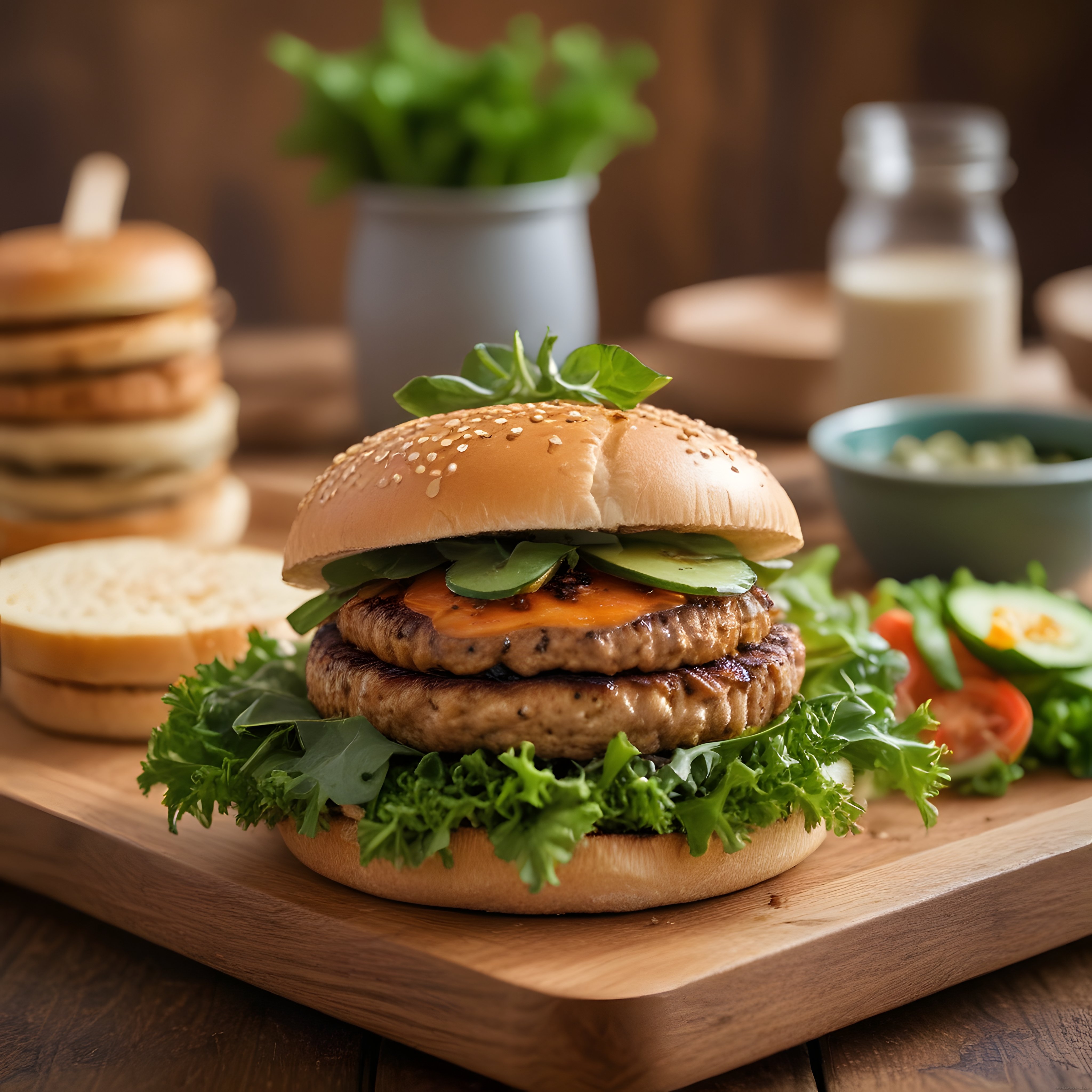Çift Katlı Nefis Hamburger Tarifi: Evde Restoran Lezzetinde Burger Keyfi