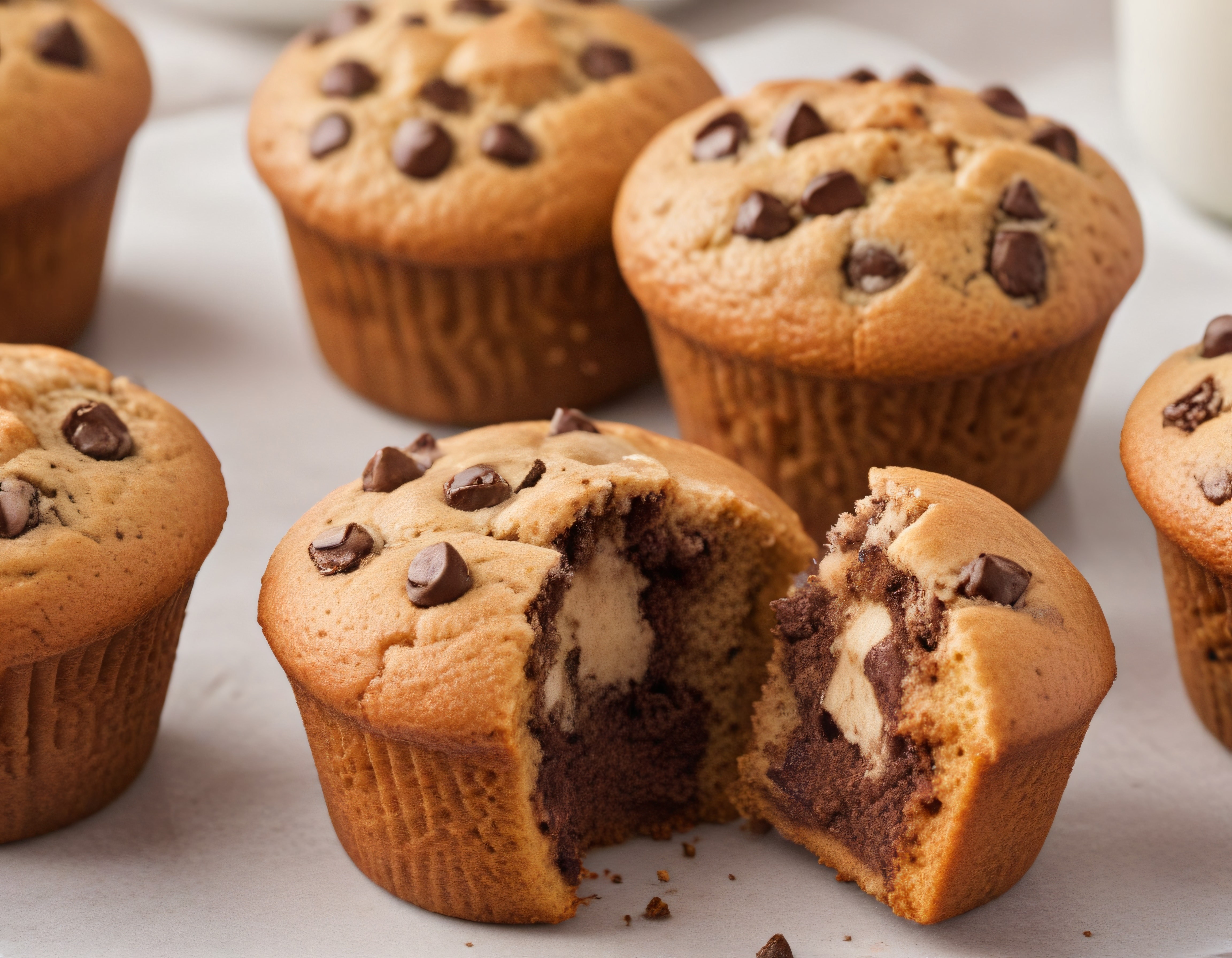 Çikolata Dolgulu Yumuşacık Muffin Tarifi ve Lezzetli Sunum Fikirleri