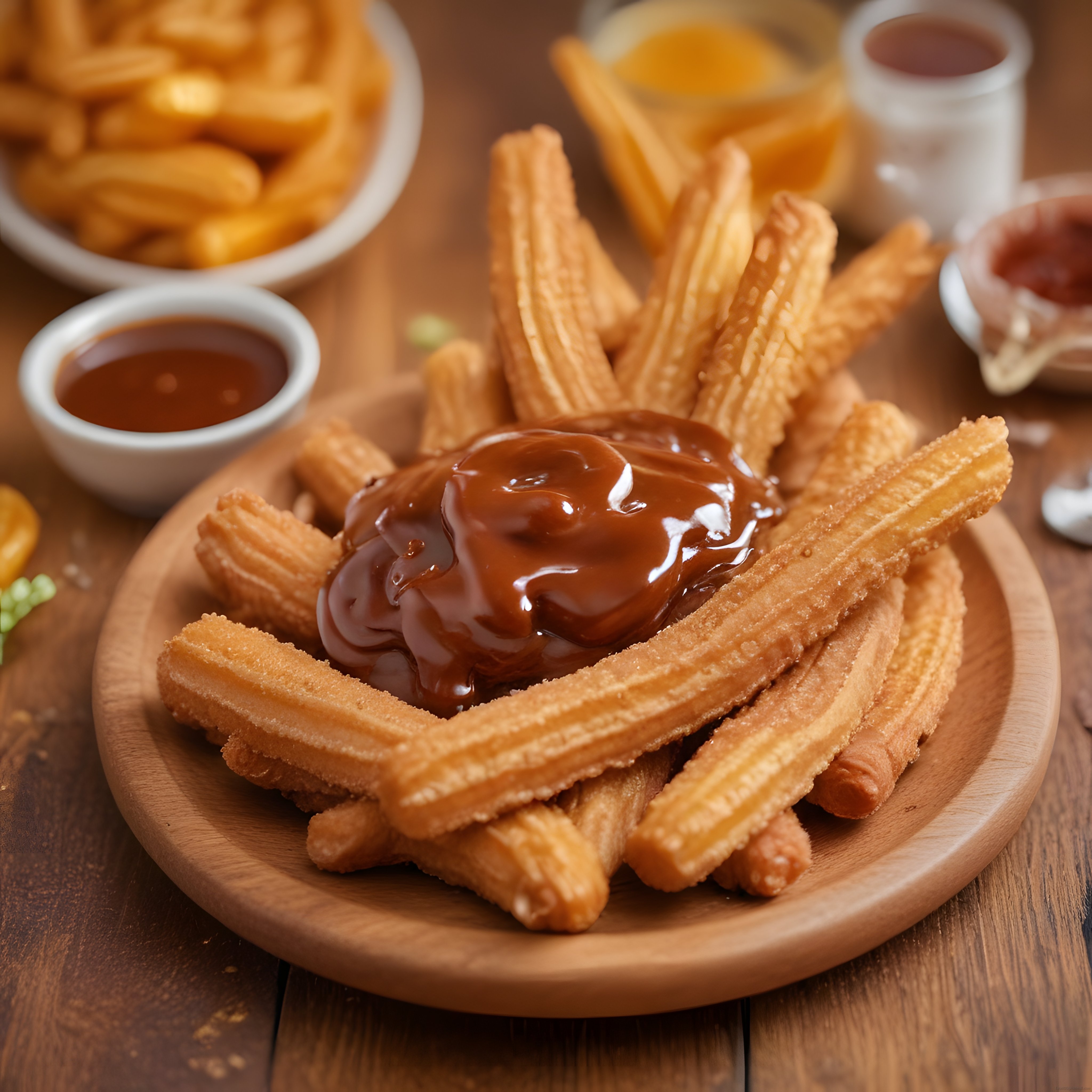Çikolata Soslu Churros: Sıcacık Çıtır Tatlı ile Lezzetli Anlar Yaratan Sunum