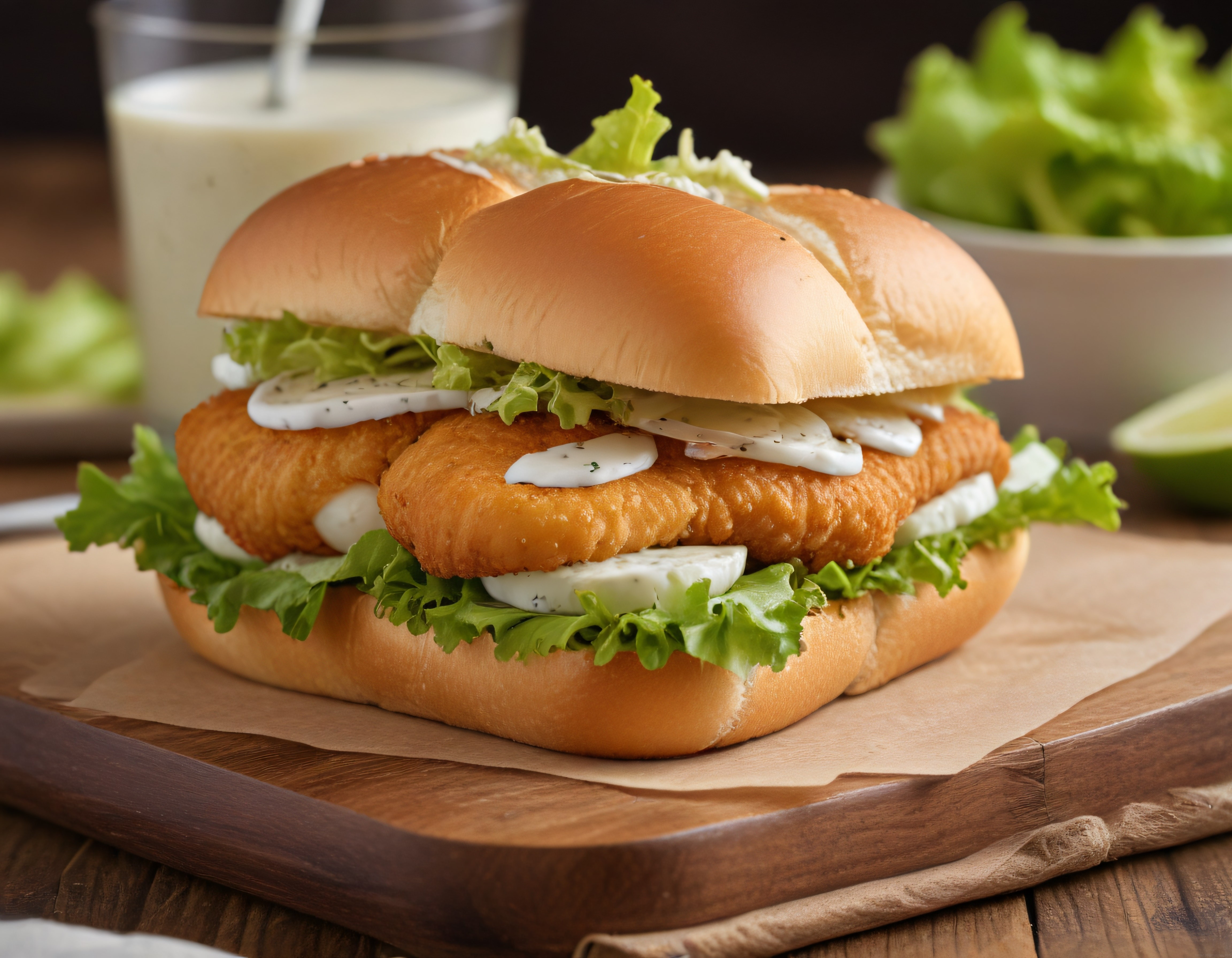 Çıtır Balık Filetolu Burger Tarifi: Evde Pratik ve Lezzetli Sandviç