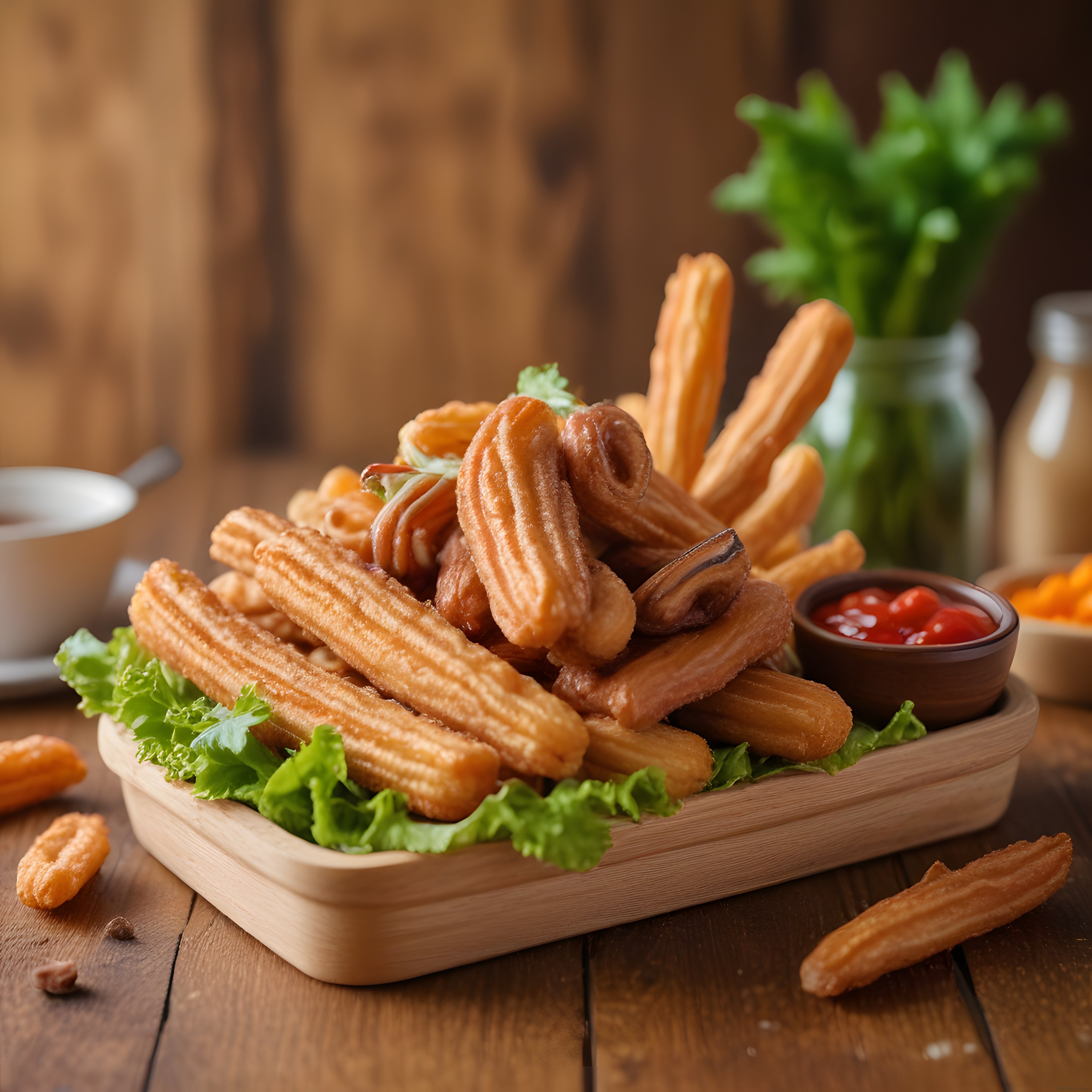 Çıtır Çıtır Ev Yapımı Churros: İspanyol Tatlısı ve Sosları ile Sunum Önerisi