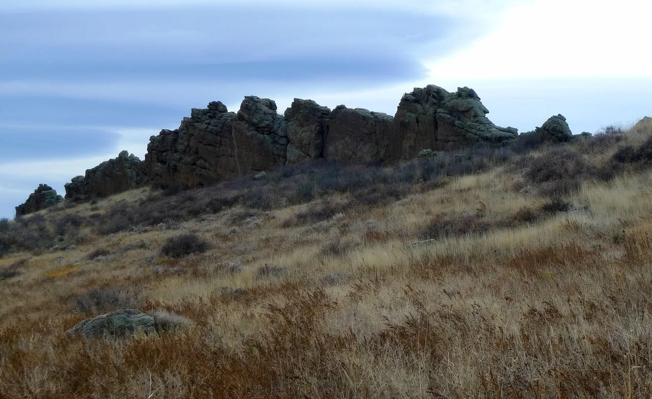 Colorado dağları yürüyüş rotası - doğa manzarası