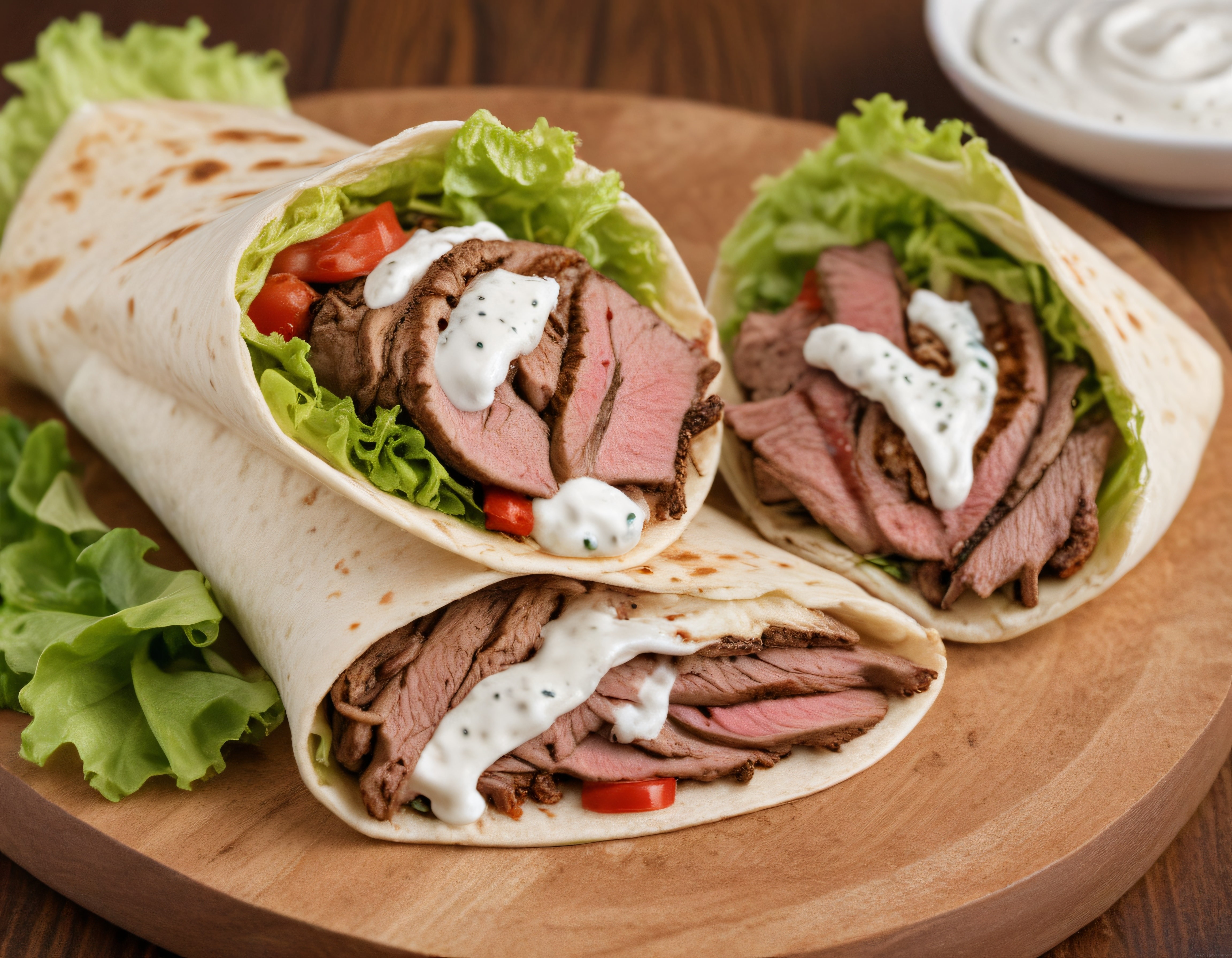 Dana Etli Tortilla Wrap Tarifi: Taze Sebzeli ve Yoğurt Soslu Sağlıklı Öğün