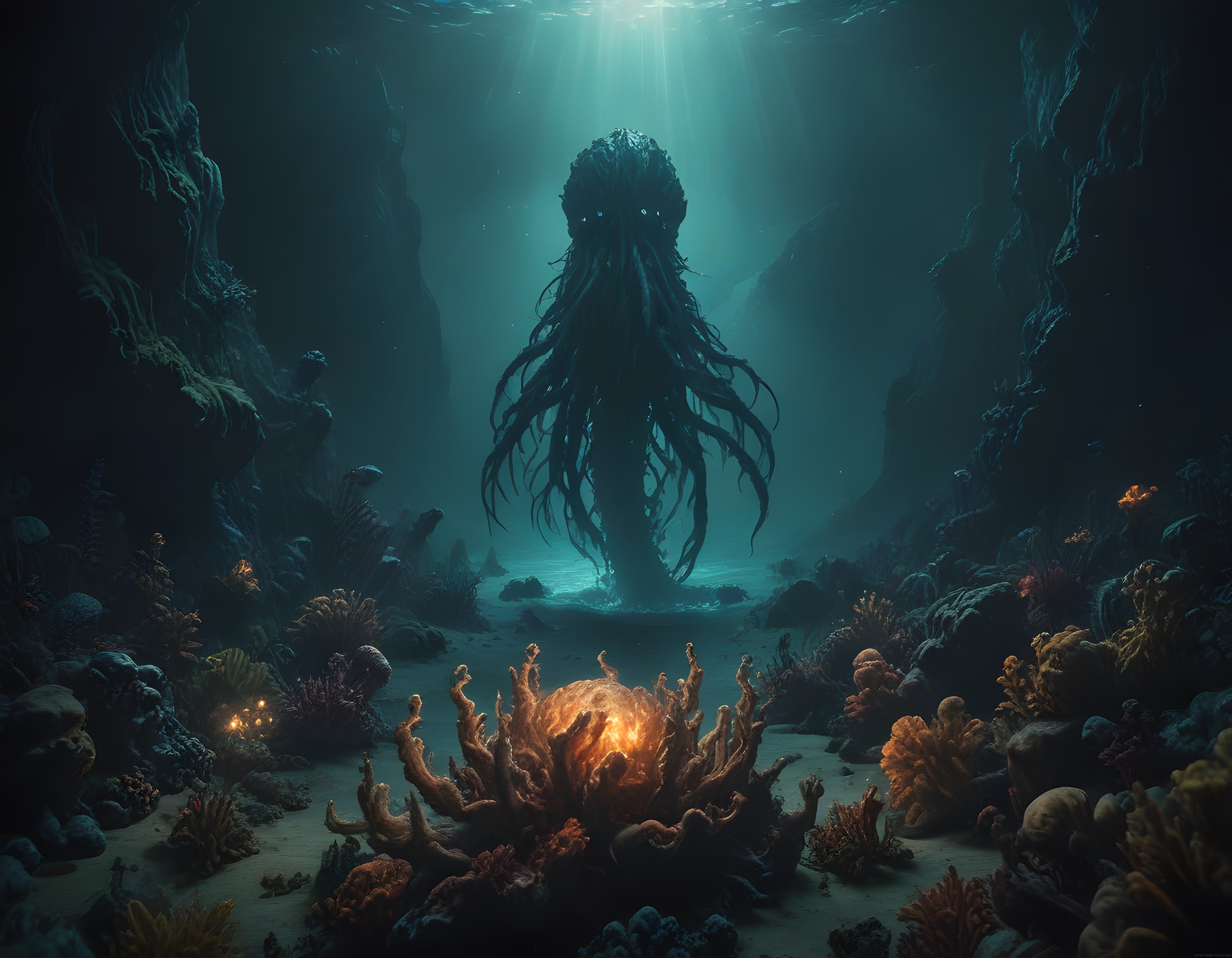 Derin Denizlerdeki Karanlık Varlık: Cthulhu Esintili Fantastik Sualtı Dünyası