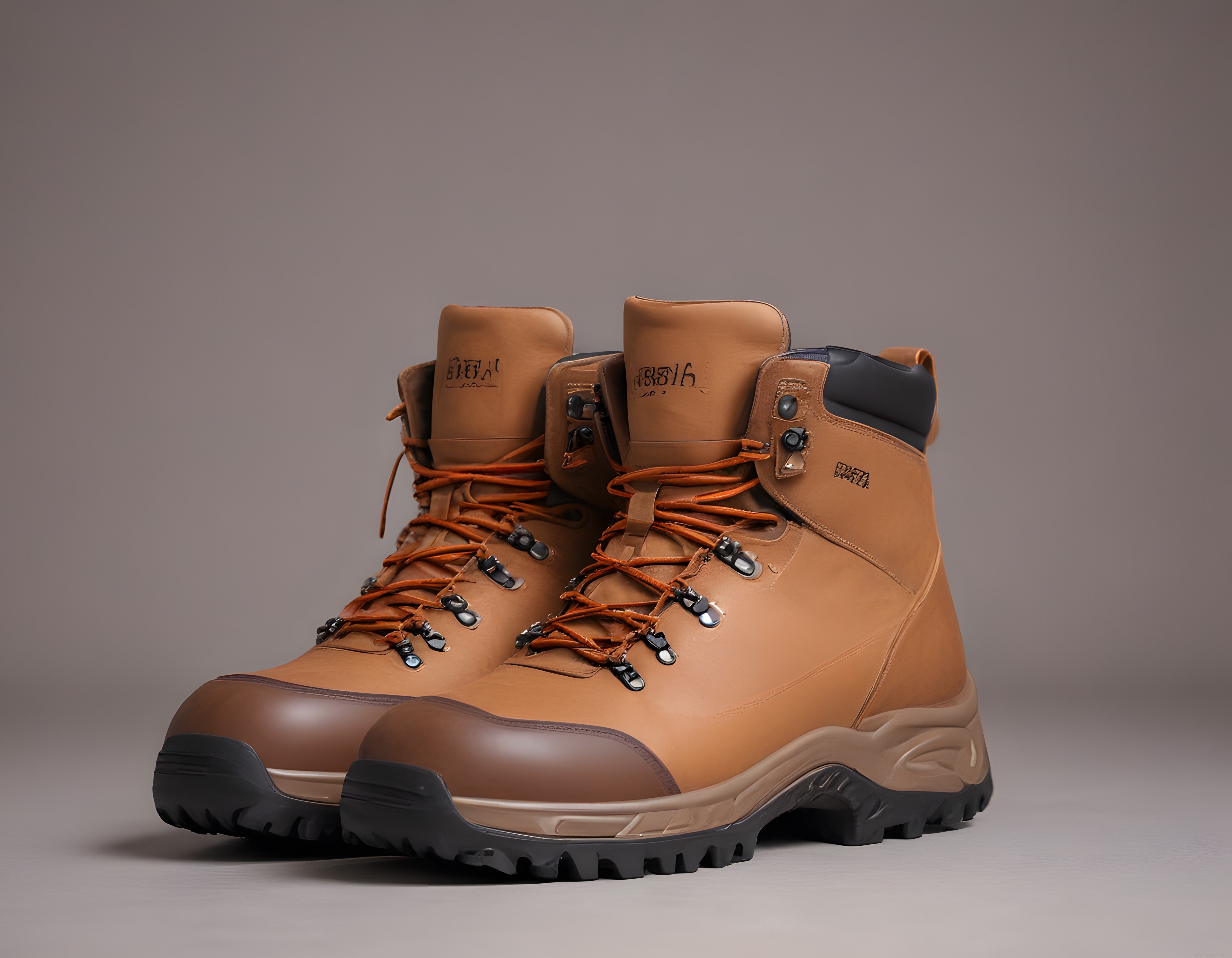 Dik Yaka Deri Trekking Botları Yüksek Konforlu Outdoor Macera Ayakkabısı
