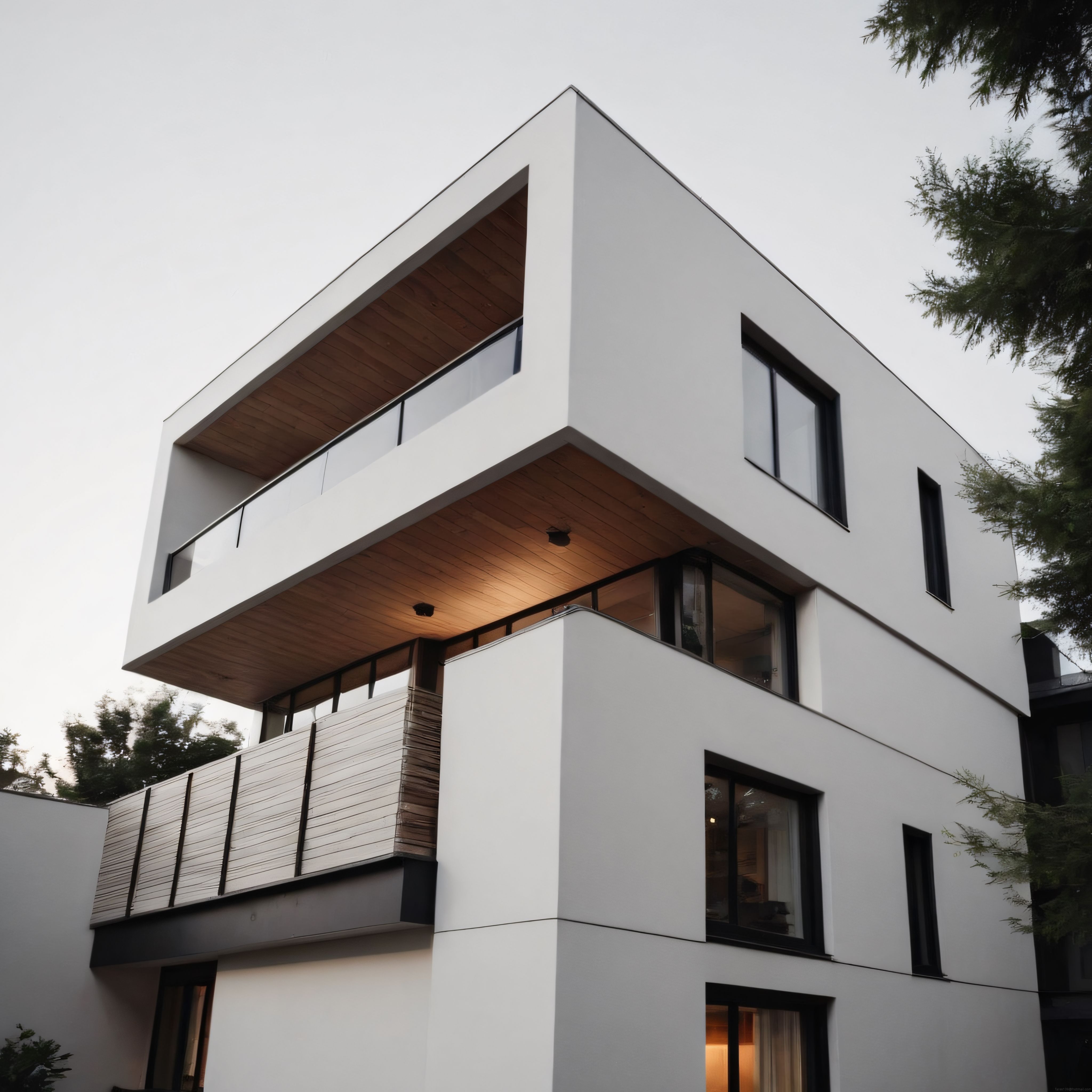 Doğa İçinde Modern Villa: Minimalist Çizgiler ve Sıcak Ahşap Tonların Uyumu