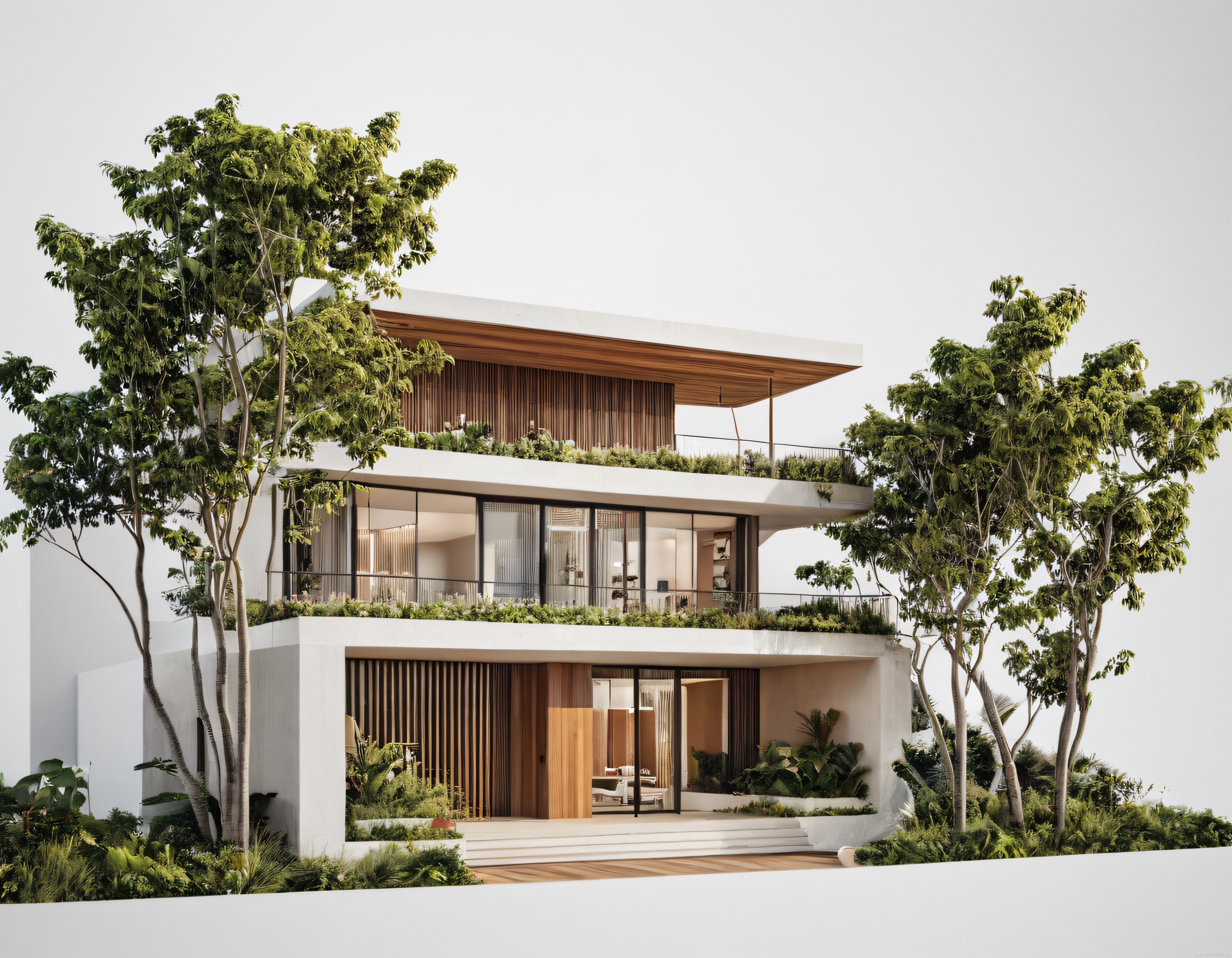 Doğa İçinde Modern Villa Tasarımı ve Sürdürülebilir Mimarinin Uyumu
