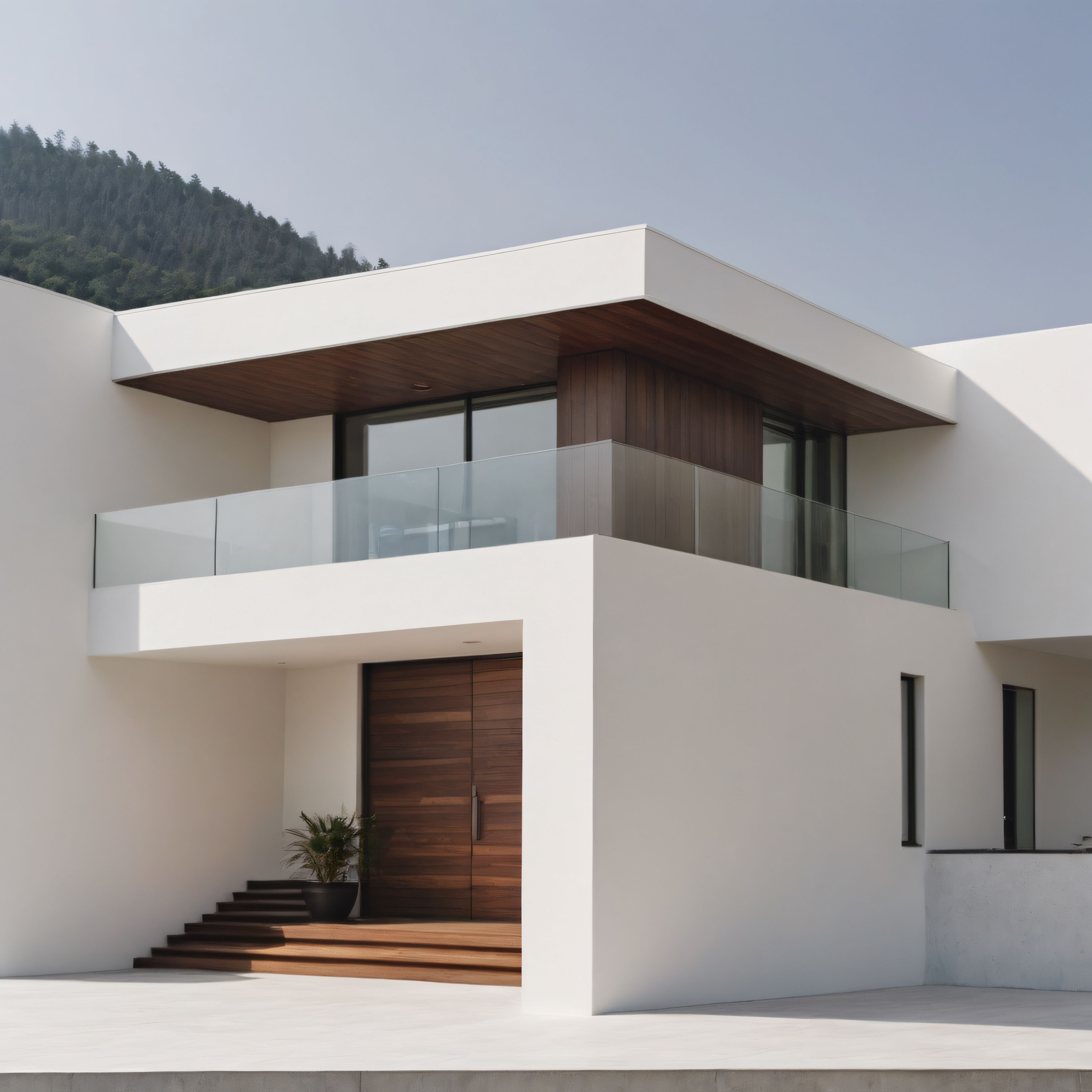 Doğa ile İç İçe Modern Bir Villa: Minimalist Çizgiler ve Sade Estetik