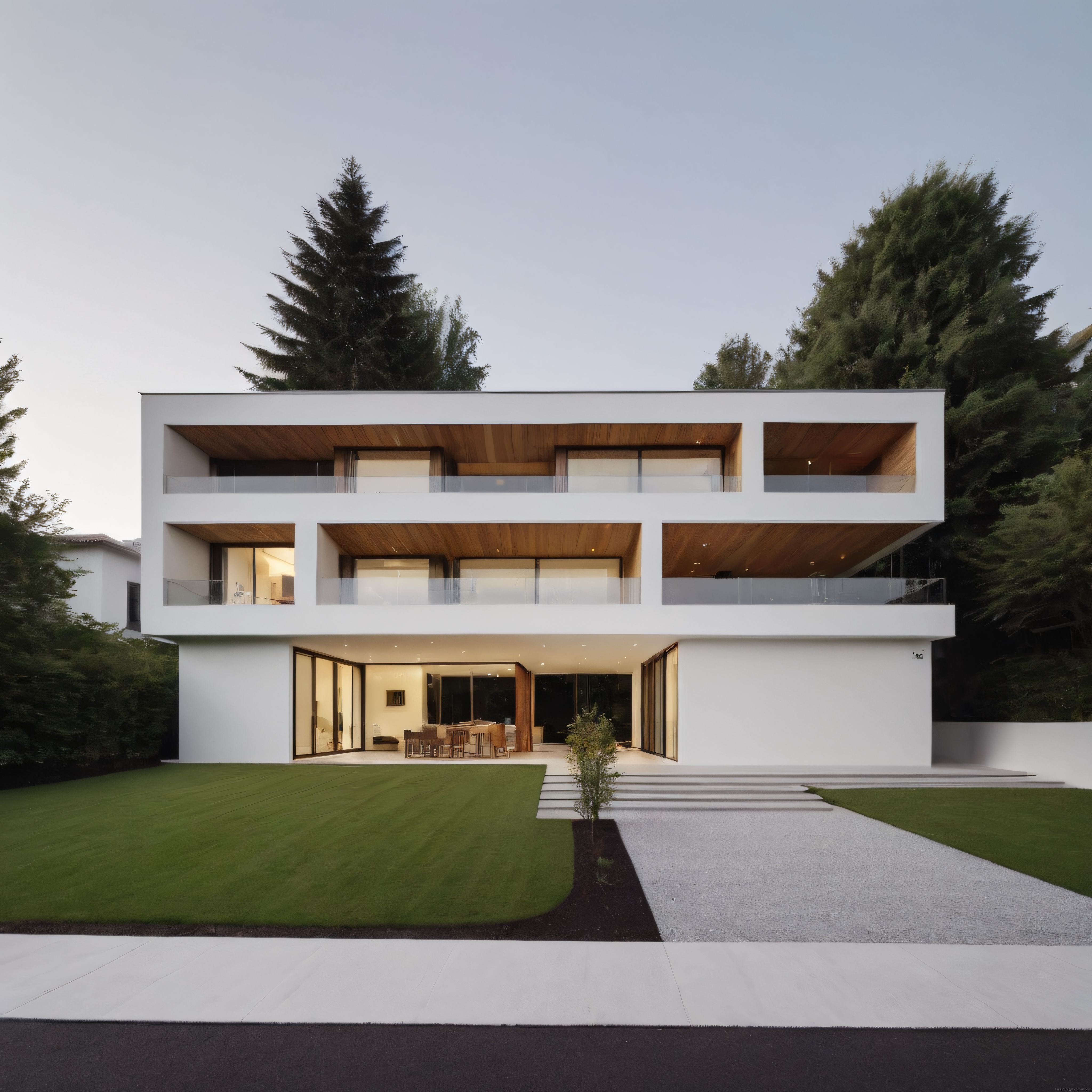 Doğa ile İç İçe Modern Minimalist Villa ve Yaratıcı Mimari Tasarım