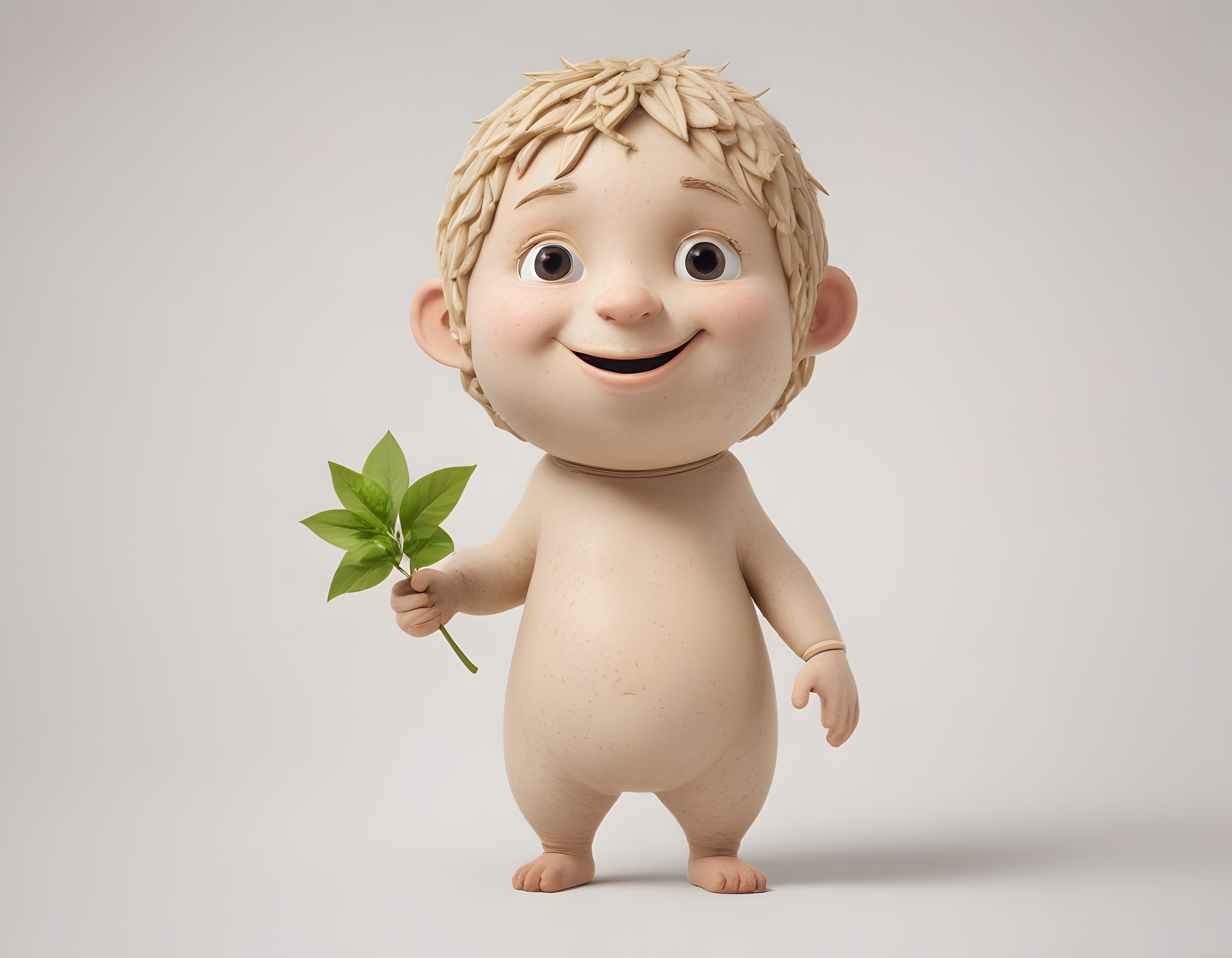 Doğadan Sevimli Toprak Bebek: 3D Animasyon ve Karakter Tasarımı