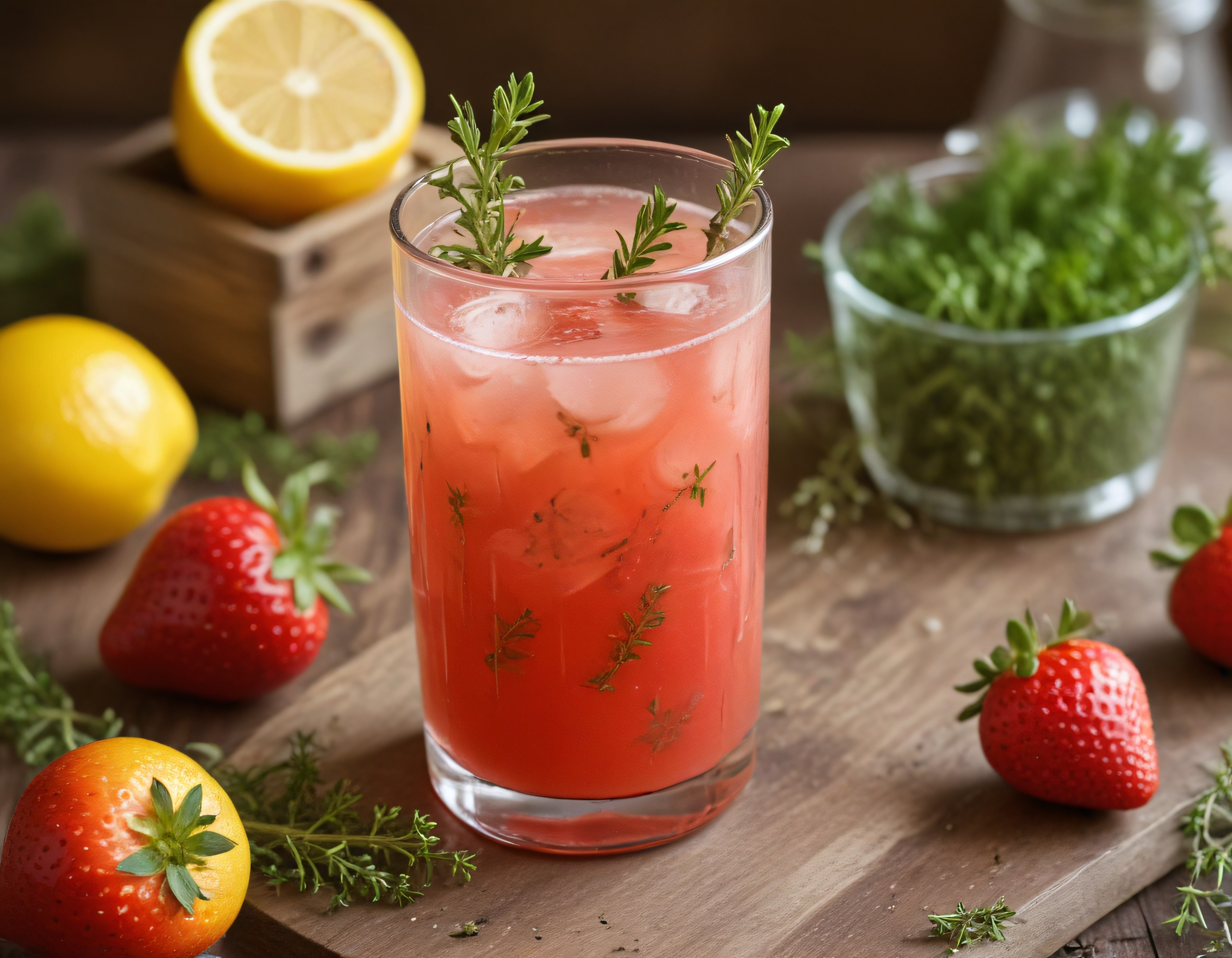 Doğal Çilek ve Limon Suyu ile Hazırlanan Ferahlatıcı Yaz Kokteyli