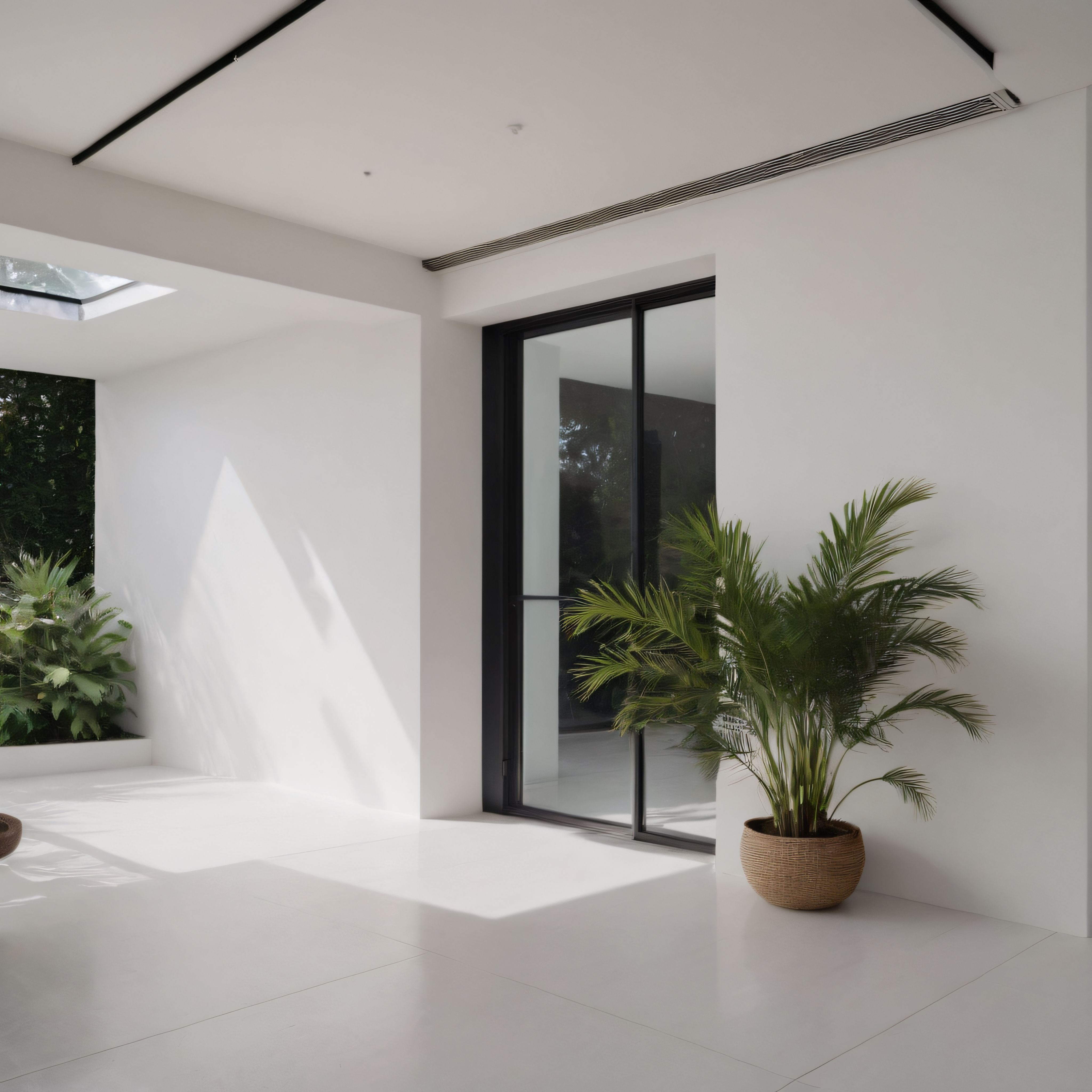 Doğal Işık ve Beyaz Tonlarla Ferahlayan Modern Minimalist İç Mekan Tasarımı