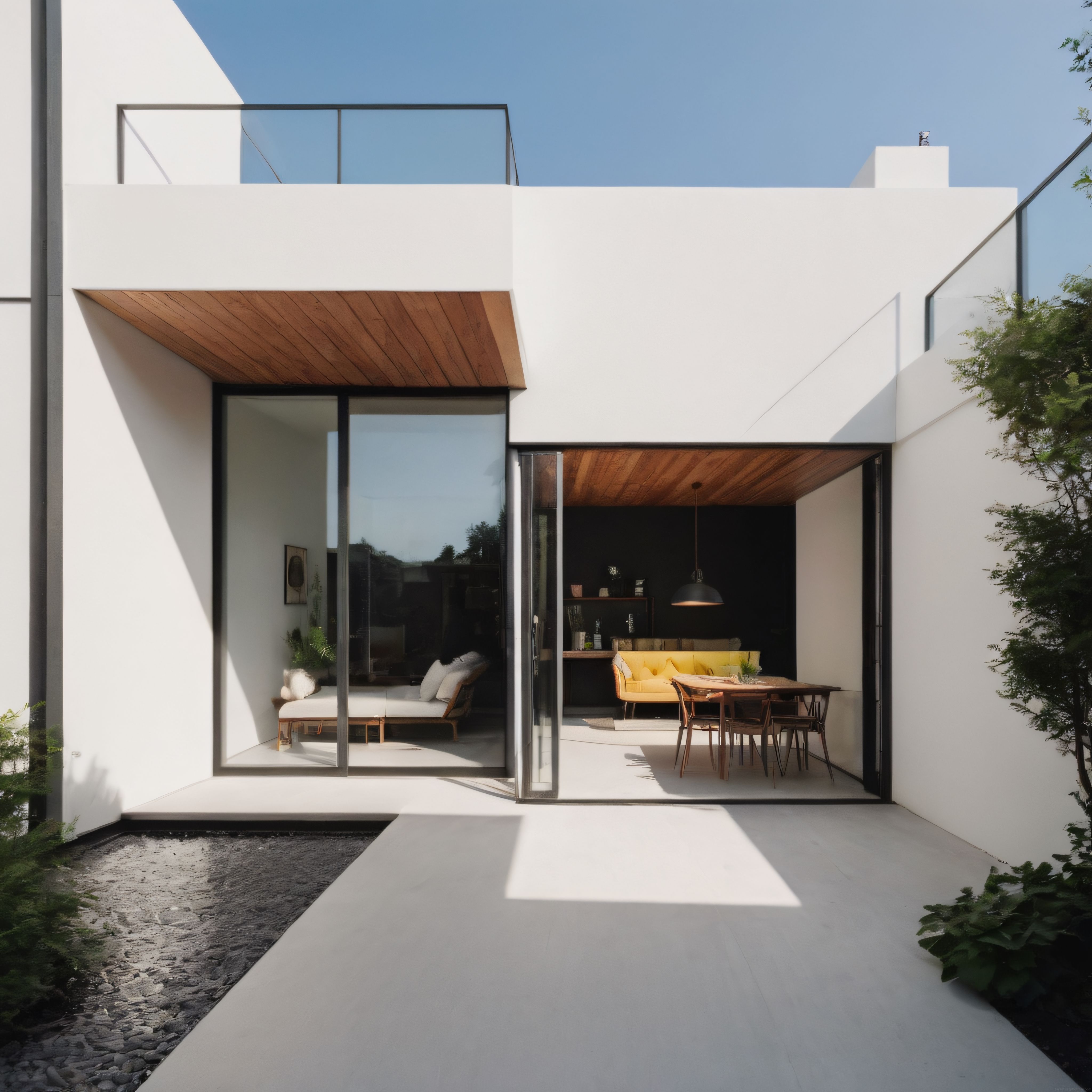 Doğal Işıkla Büyüleyen Modern Minimalist Villa ve İç Mekan Tasarımı