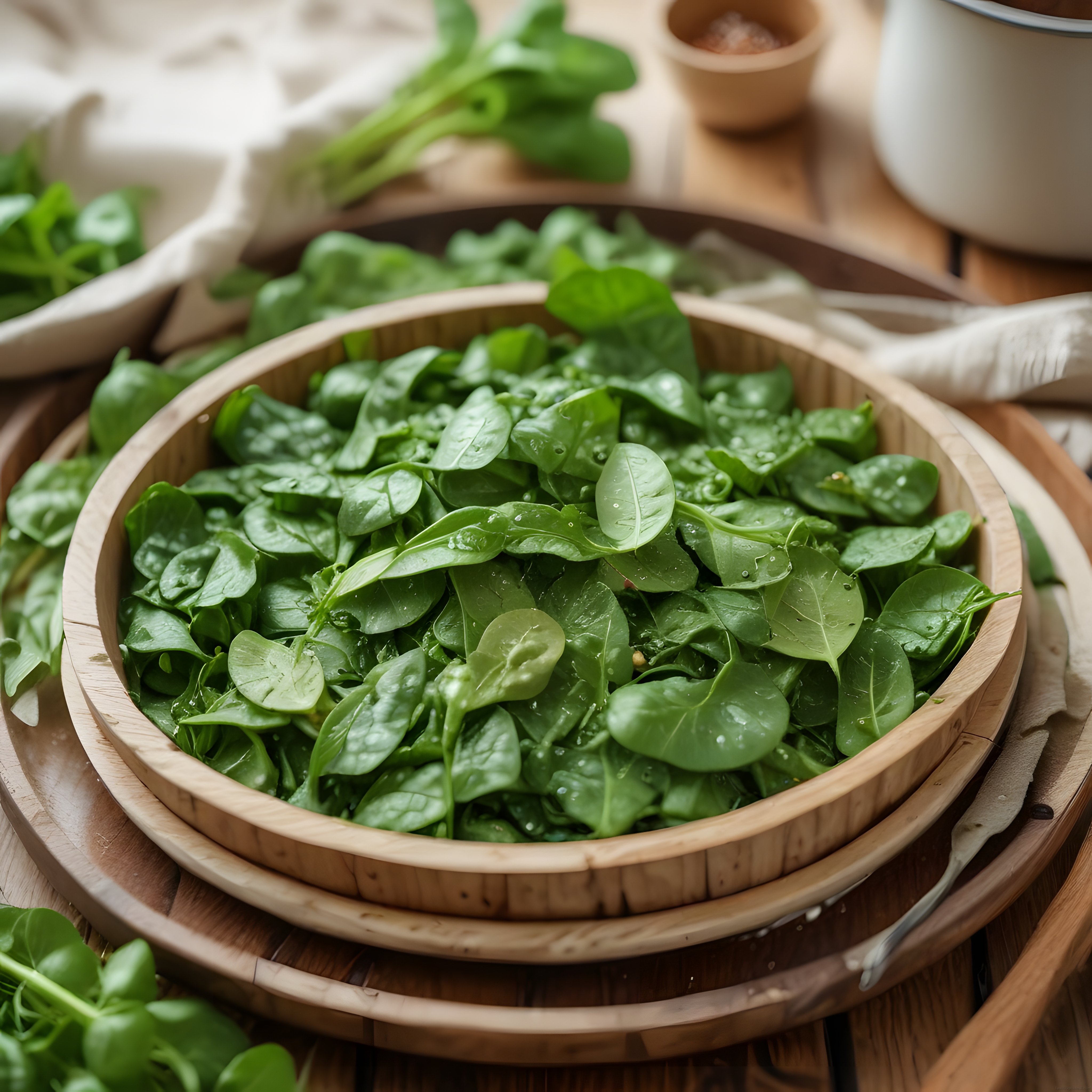 Doğal Ispanak Yaprakları ile Ev Yapımı Sağlıklı Salata ve Vegan Tarif Fikirleri
