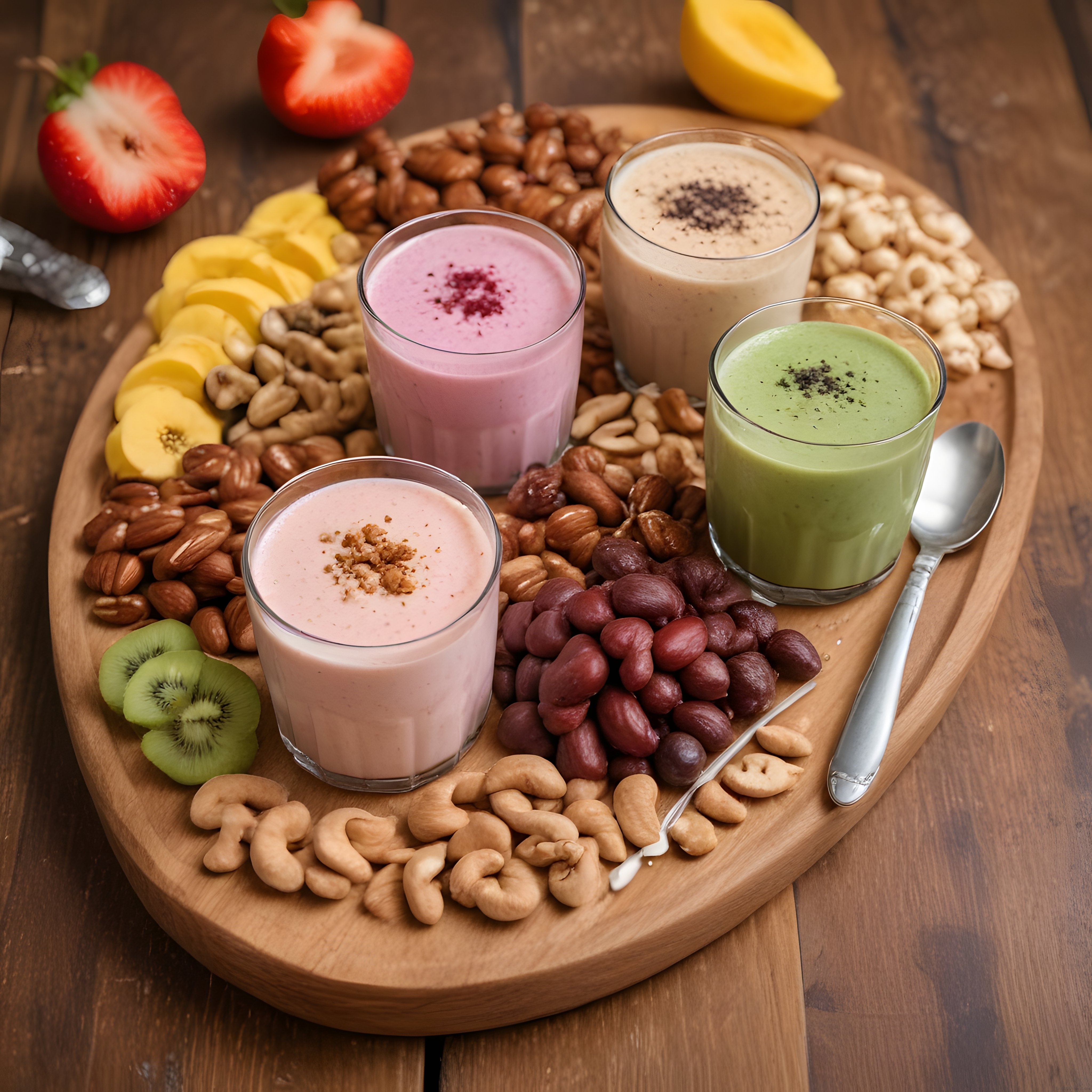 Doğal Meyveli Smoothie Tarifleri ve Kuruyemişli Sağlıklı Kahvaltı