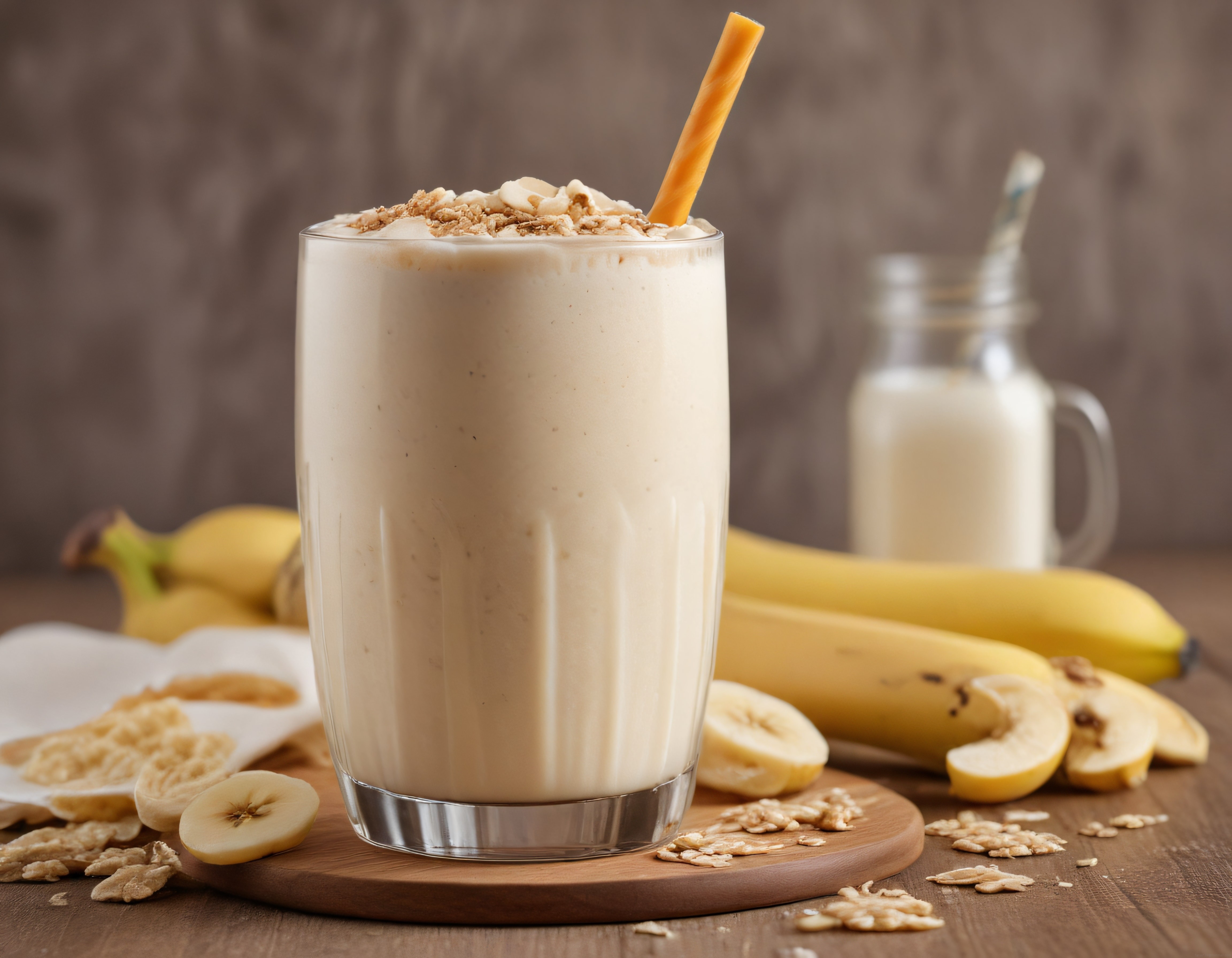 Doğal Muzlu Yulaflı Smoothie ile Besleyici ve Tok Tutucu Kahvaltı